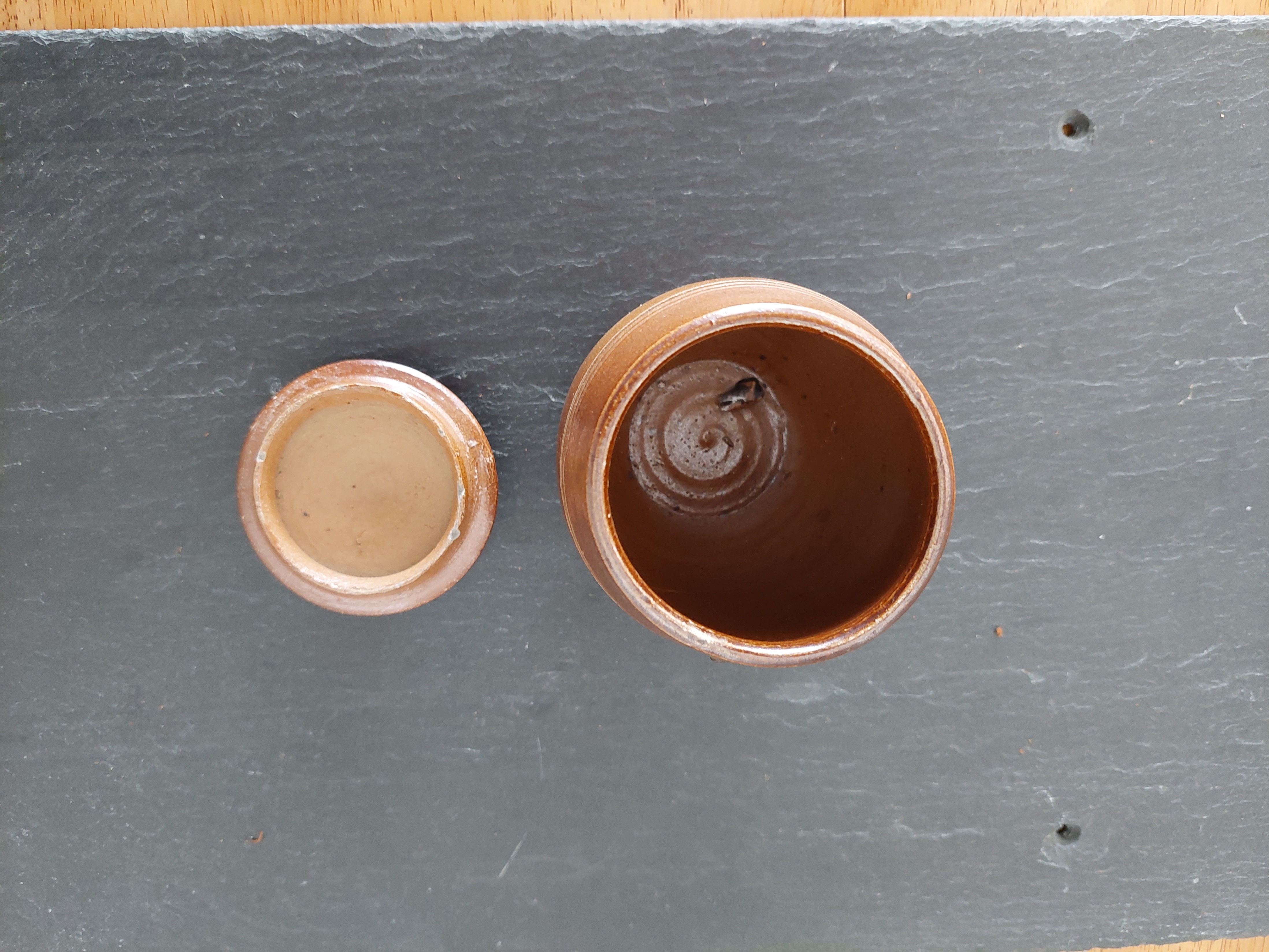 Brown Ceramic Condiments Jar with Lid - photo 5