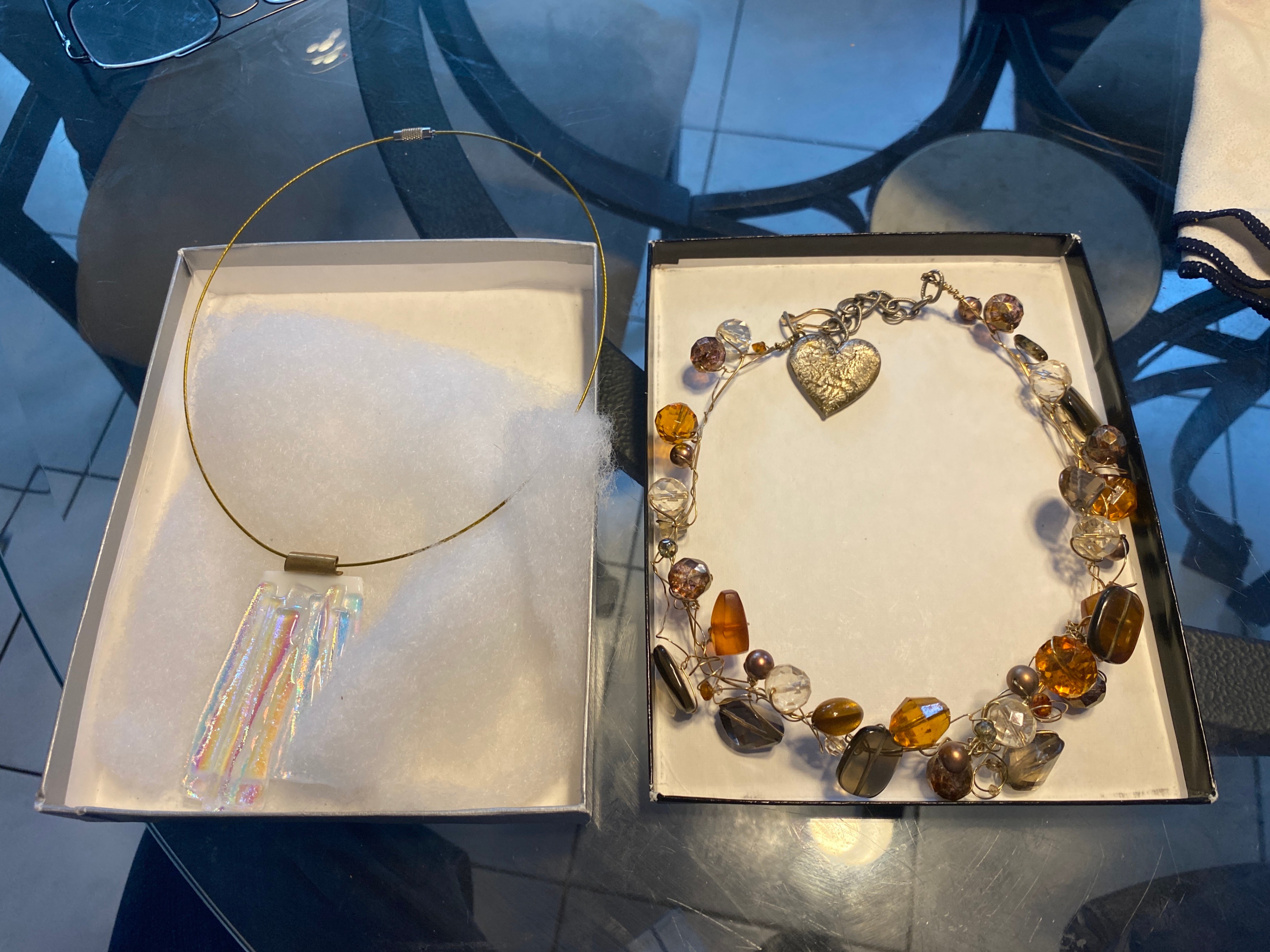 Two (2) Fashion Necklaces/Chokers