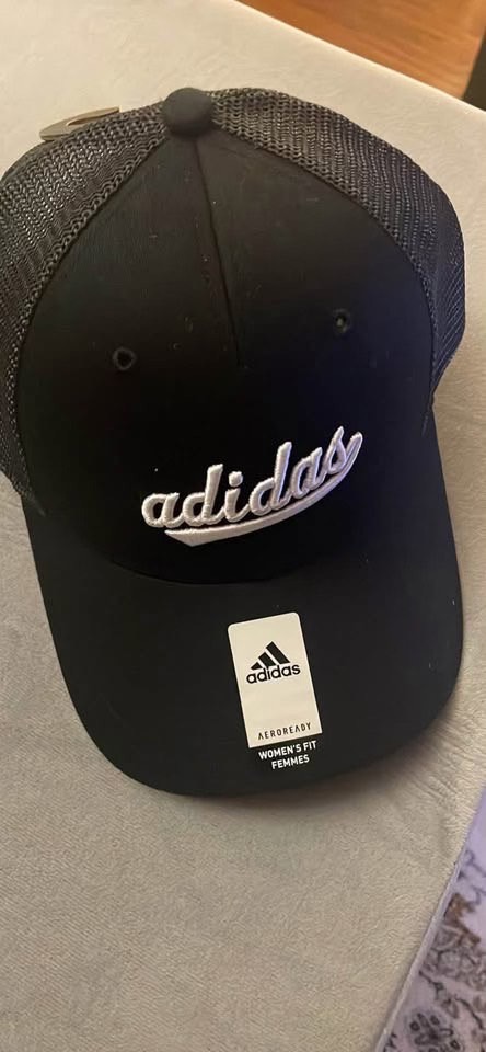 BRAND NEW women adidas mesh trucker logo adjustable cap hat - photo 4