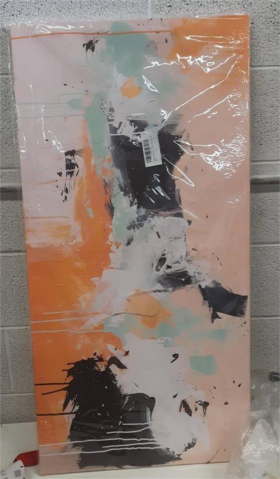 Abstract Canvas Wall Art 50 x 100 cms - photo 2