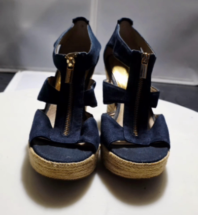 Navy Blue Michael Kors Wedges - photo 2