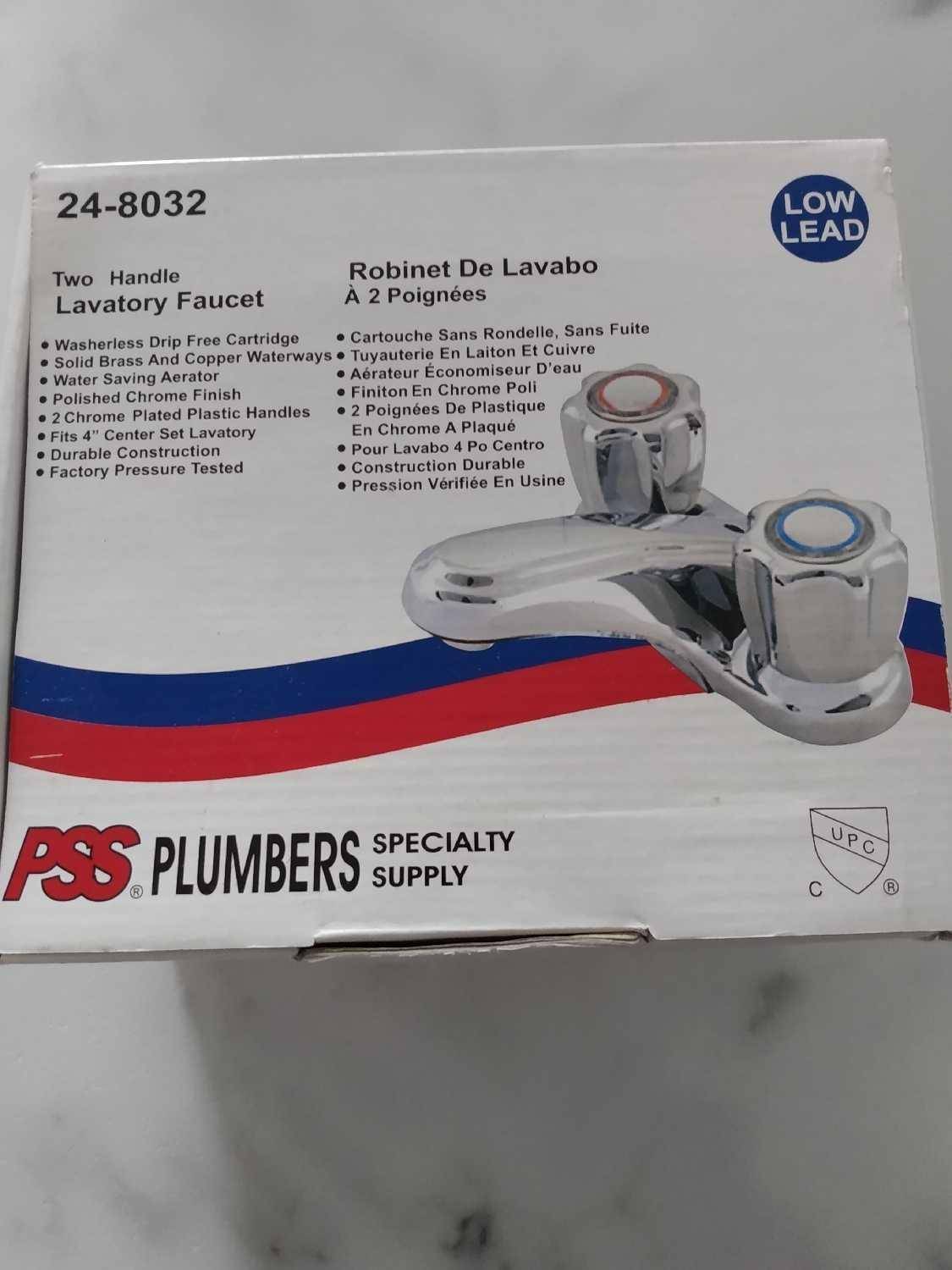 Two Handle Lavatory Faucet - BRAND NEW