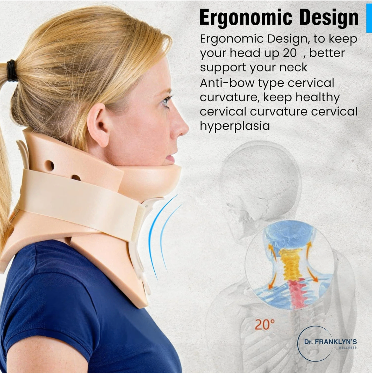 Cervical Neck Collar Stiff Neck Pain Brace - photo 3