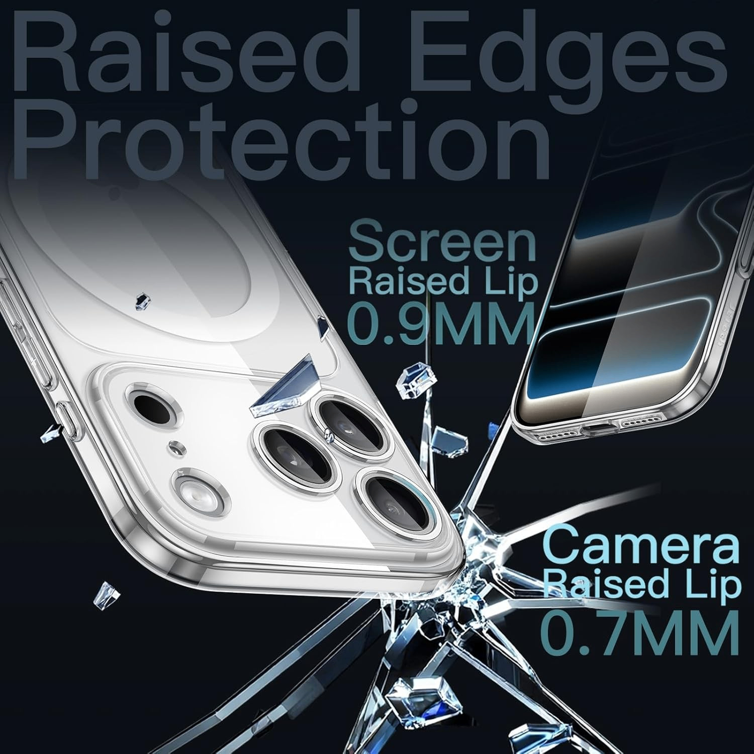 Luxury Electroplated Transparent Magnetic Phone Case - photo 4