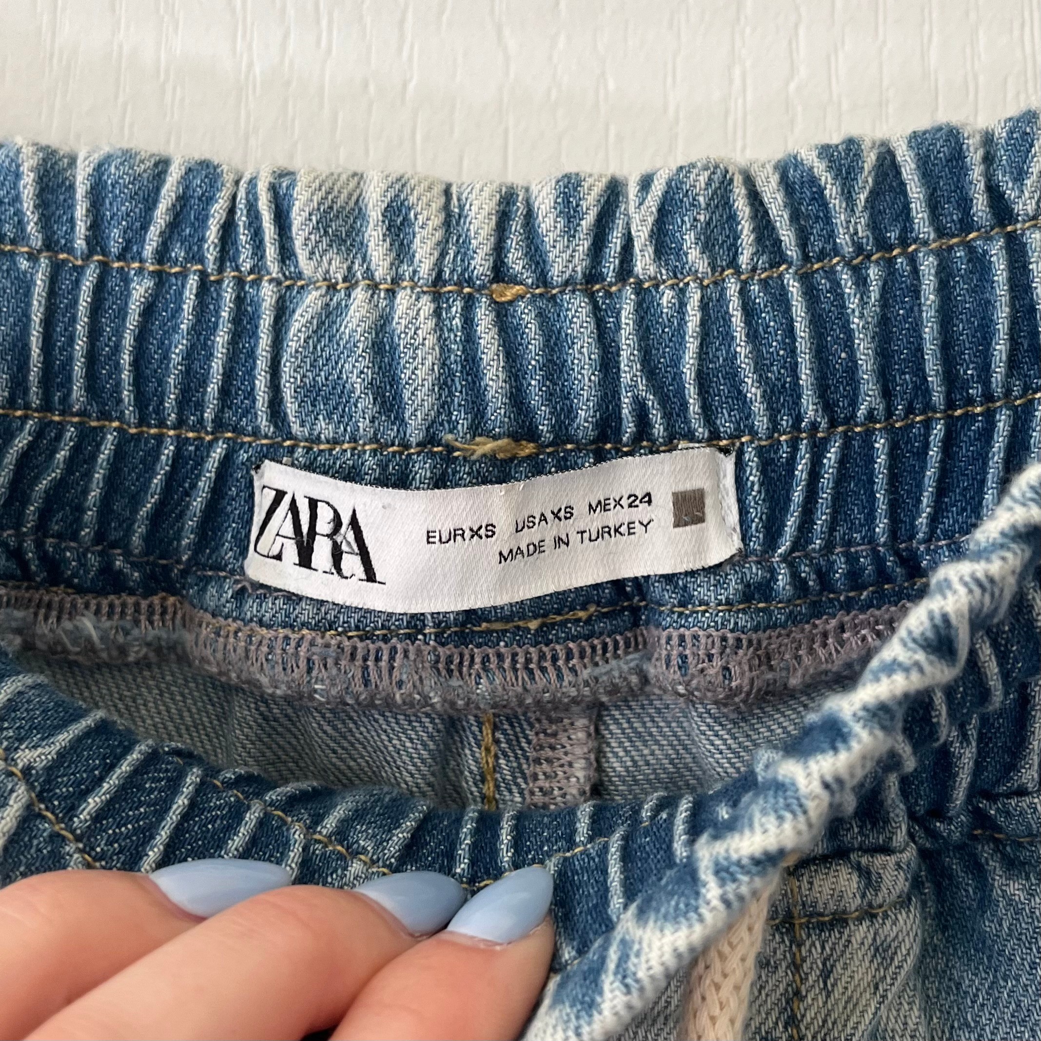 Zara Denim Joggers - photo 3