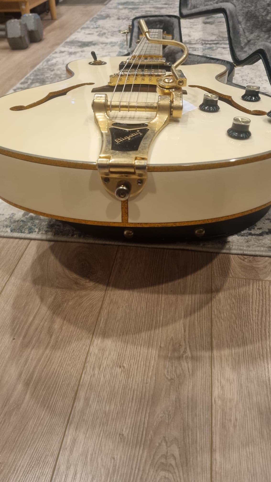 Epiphone Emperor Swingster Royale (2015) Pearl white - photo 4