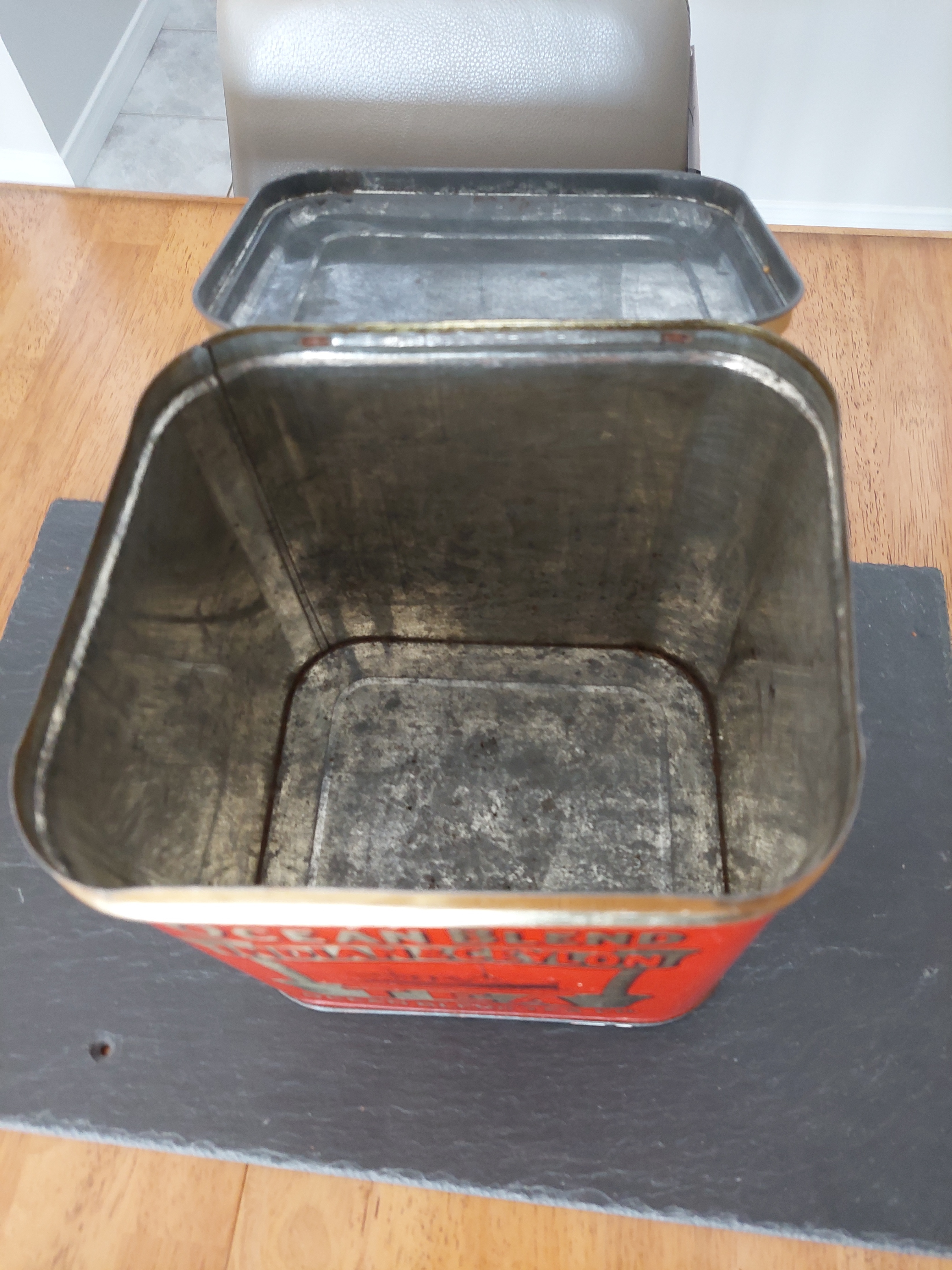 Vintage Ocean Blend Indian & Ceylon Tea Tin - photo 3