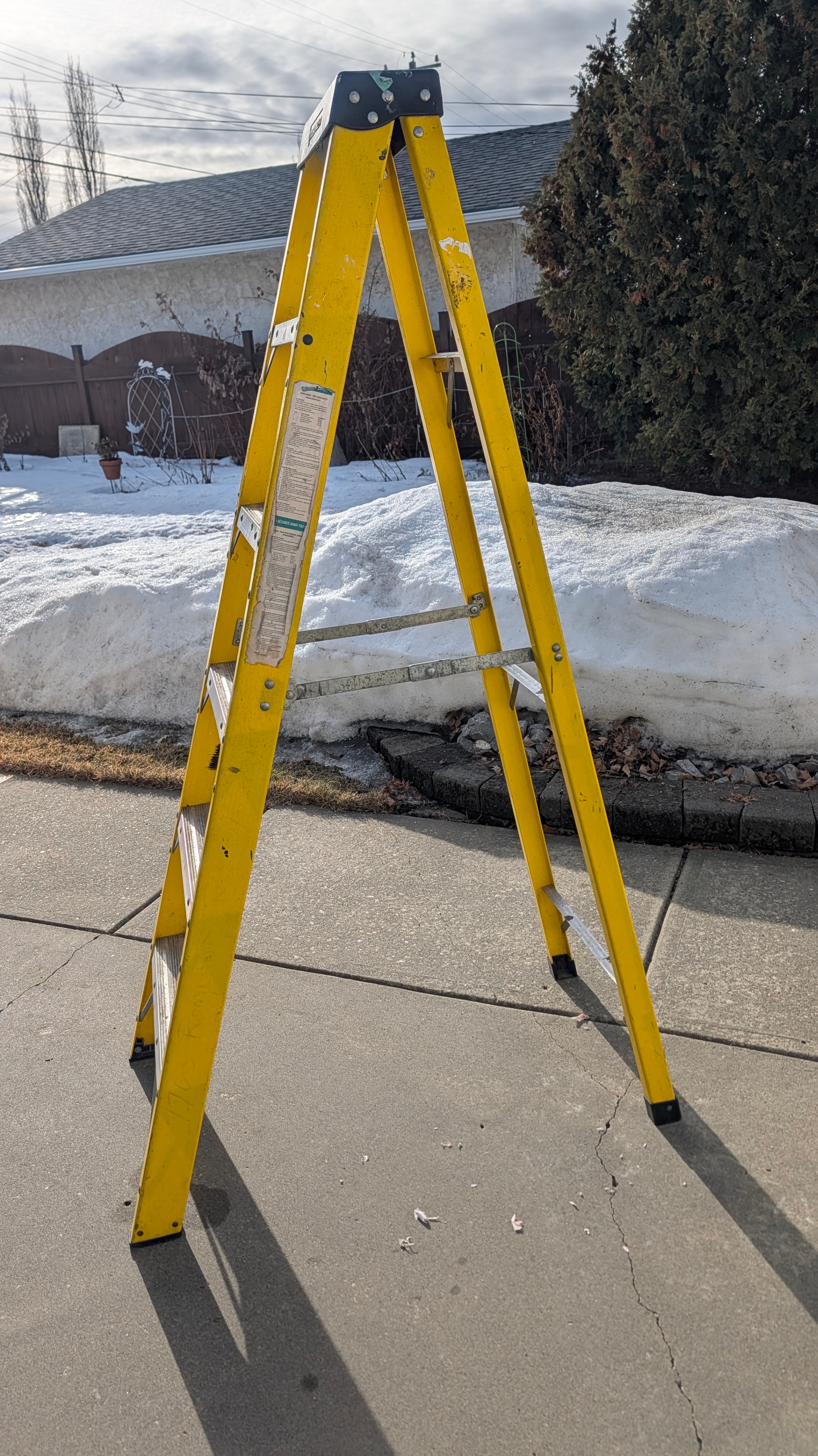 Quality Craft 5-Step Ladder - Fiberglass
