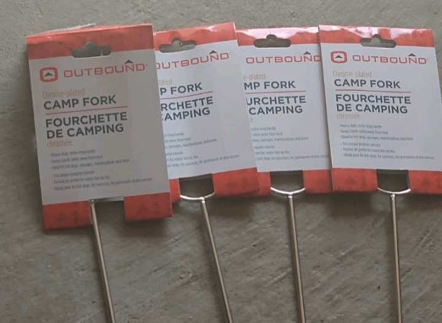 Outbound Camp Forks - Set of 4 - New