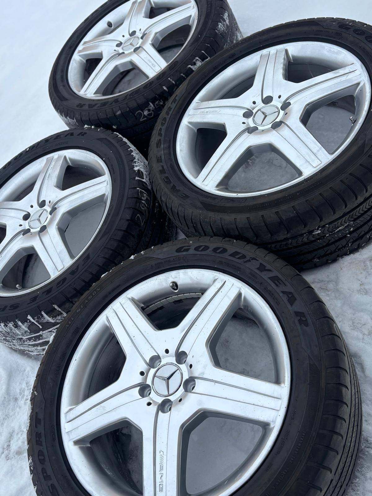 OEM 20"Mercedes AMG(5x112)+285/45/R20 Goodyear-ML/RL/GLE/GLK - photo 2