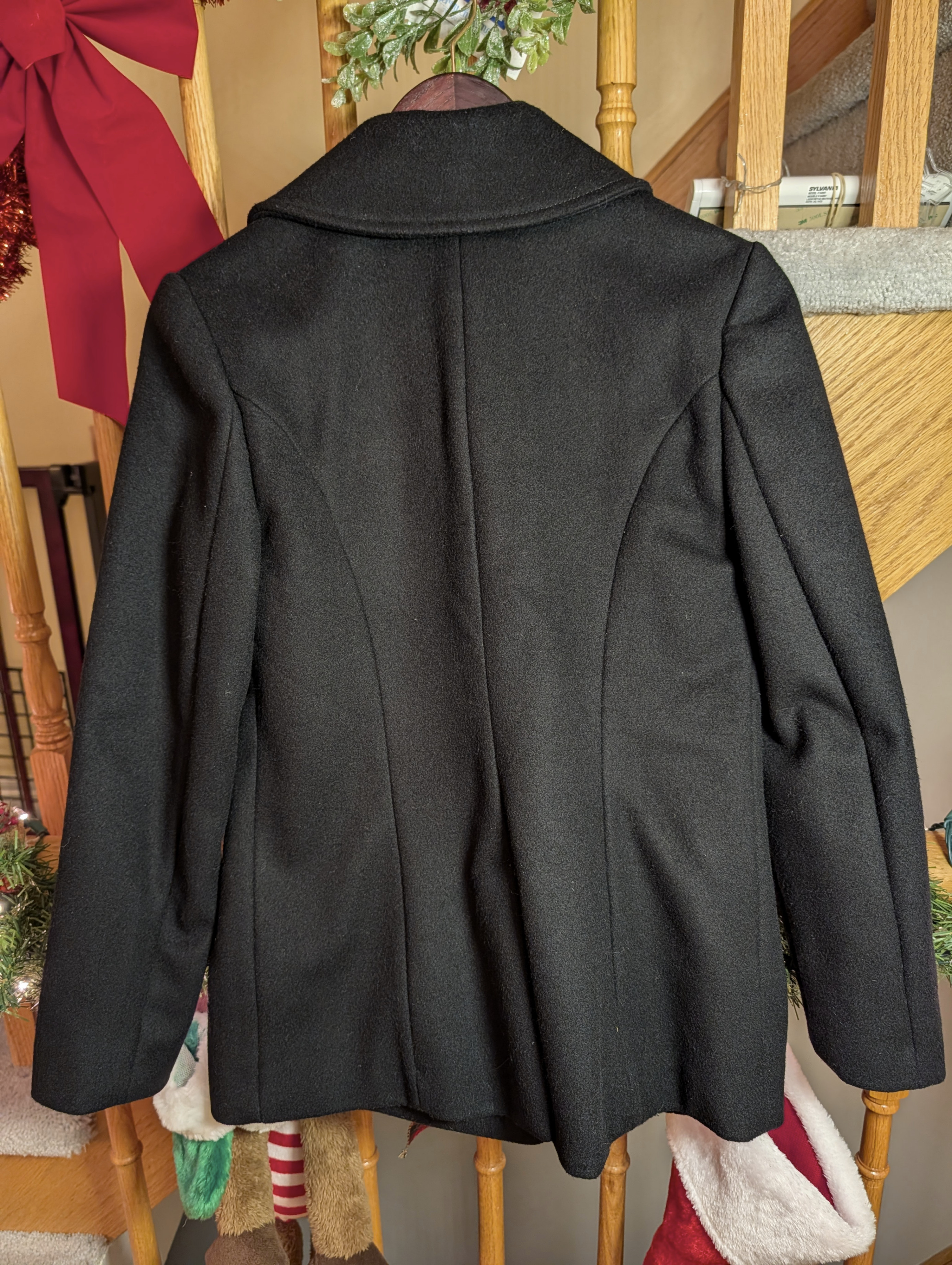 Women's Short Gap Pea Coat - photo 2