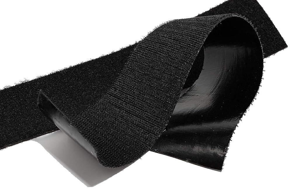 Stronghold 2" Black Hook and Loop Adhesive Tape 2 piece - photo 3