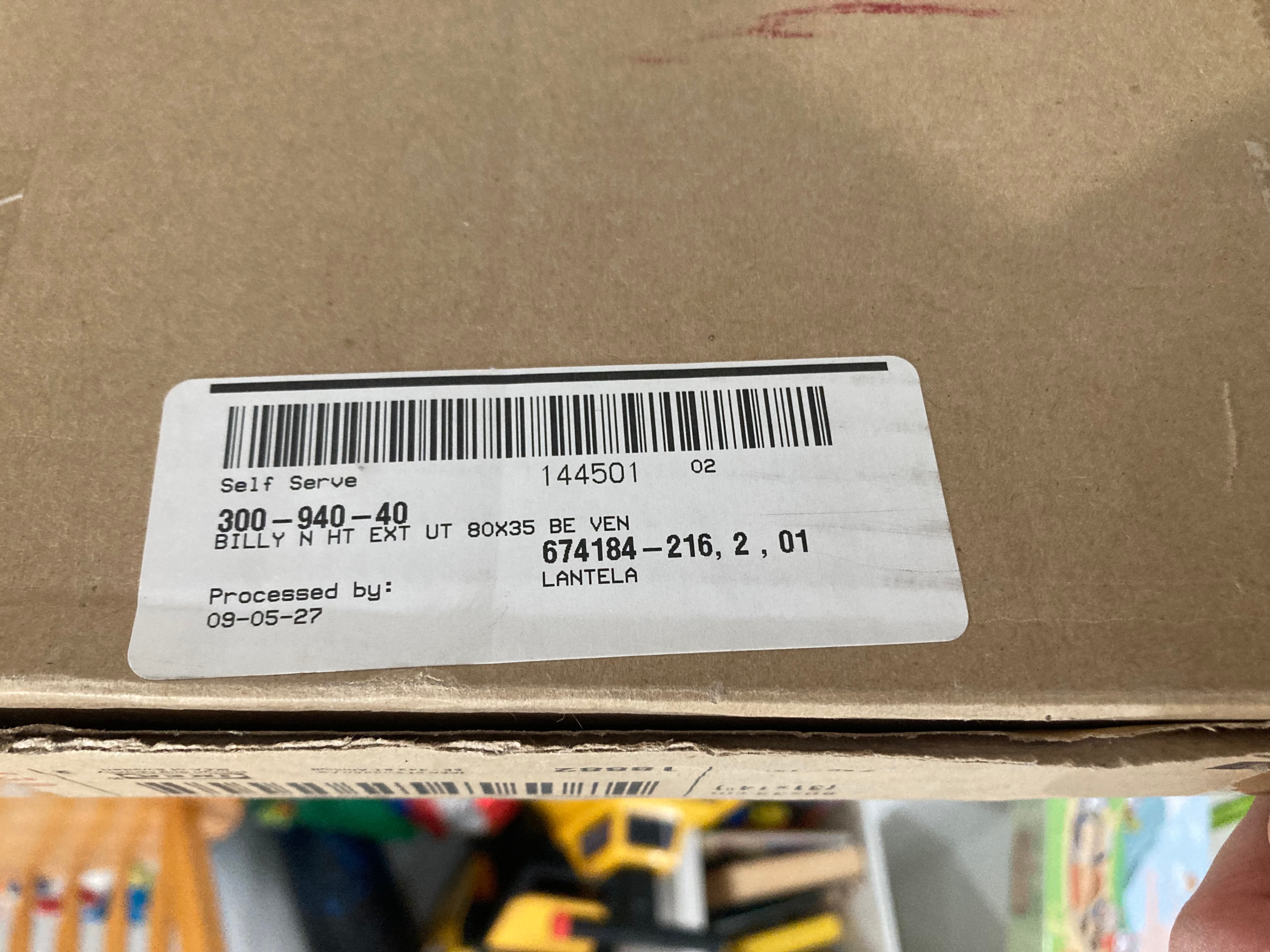 New IKEA Billy N HT EXT UT 80x35 BE VEN - photo 3