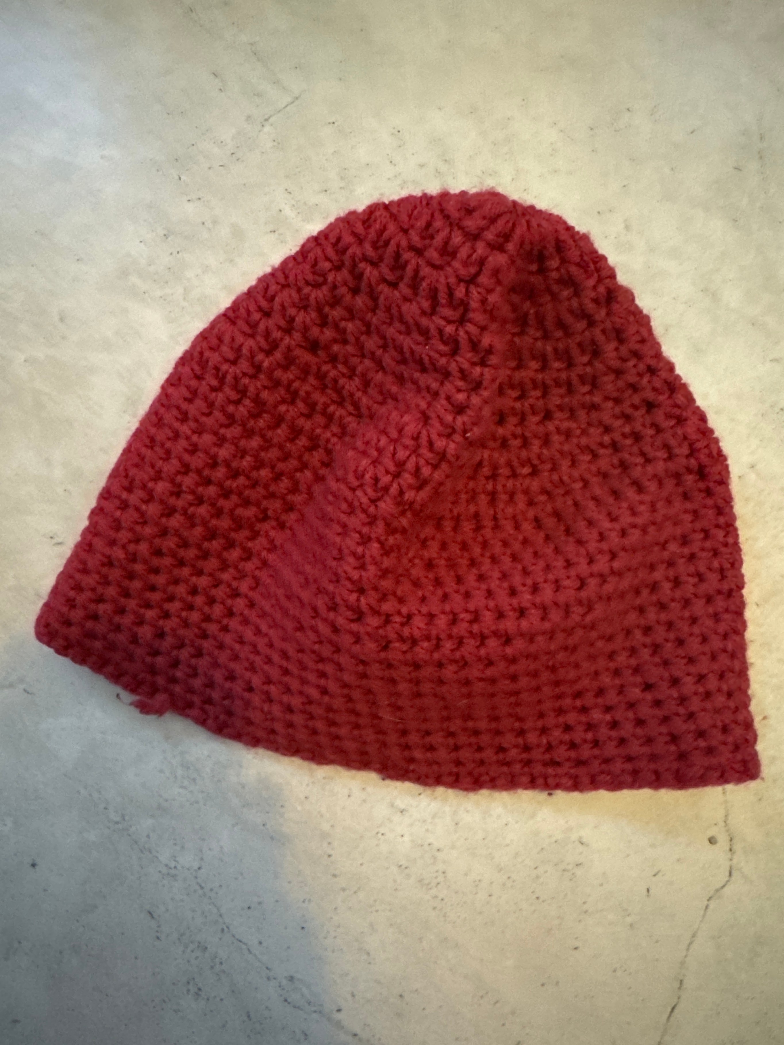 Red Knit Beanie 🏆