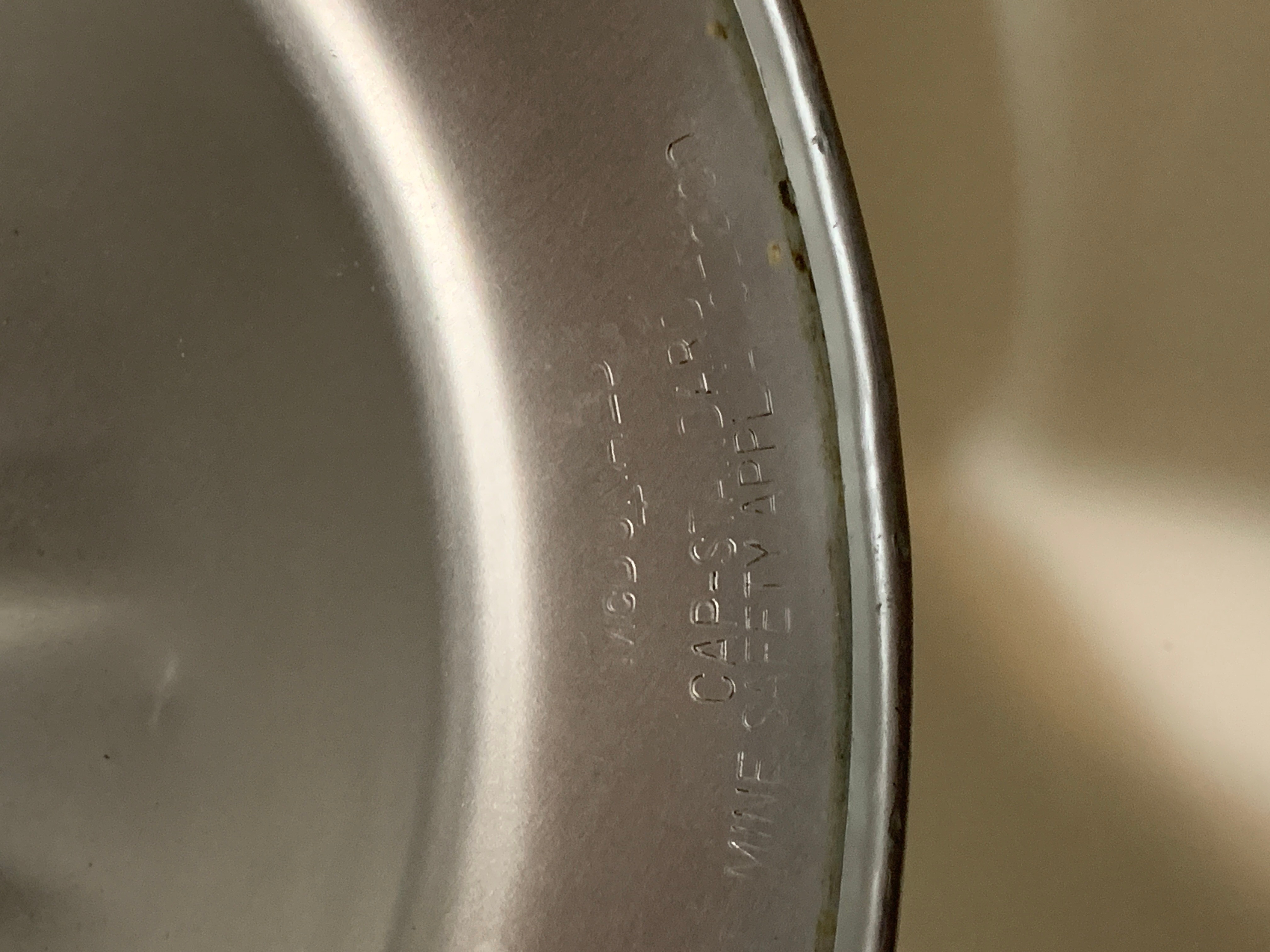 Mcdonald Aluminum Hard Hat USA Made Mining 1950s - photo 3