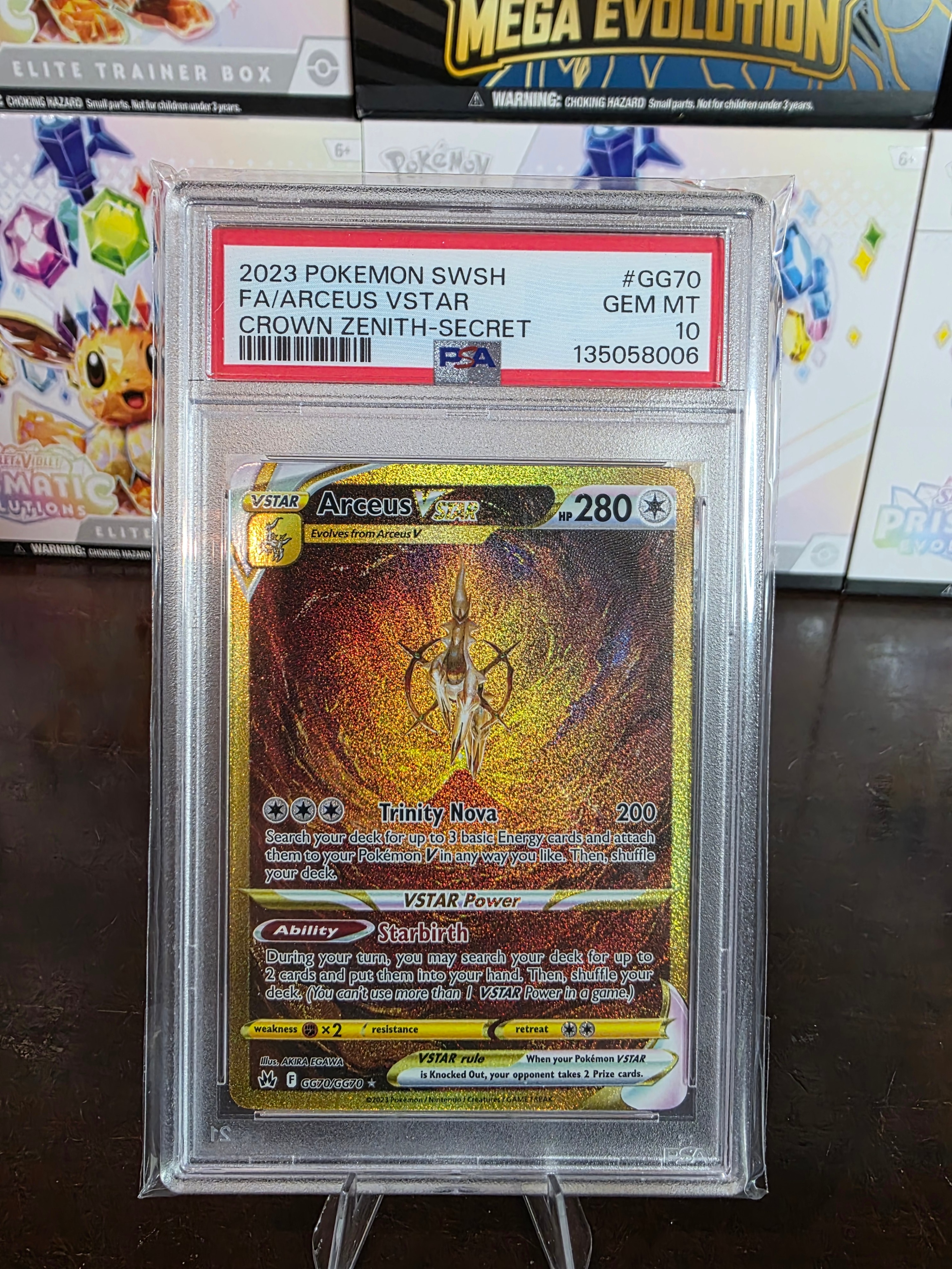 PSA 10 Crown Zenith Gold VSTAR Complete Set - photo 3
