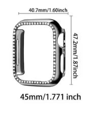 New Hard PC Protector Cover with Double Rhinestone Design🏆 - photo 4