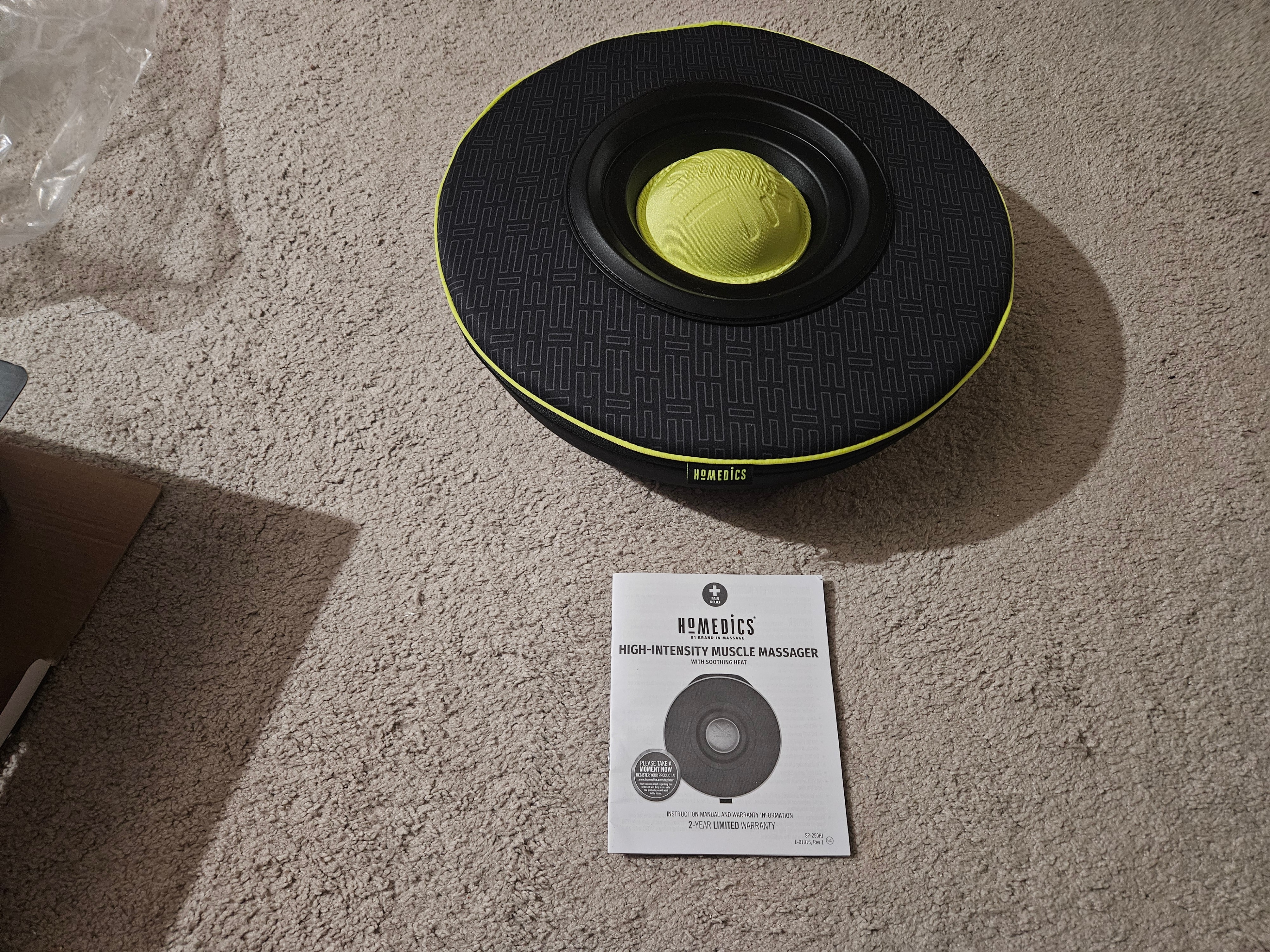 New Homedics High-Intensity Muscle Massager with Heat+ - photo 2