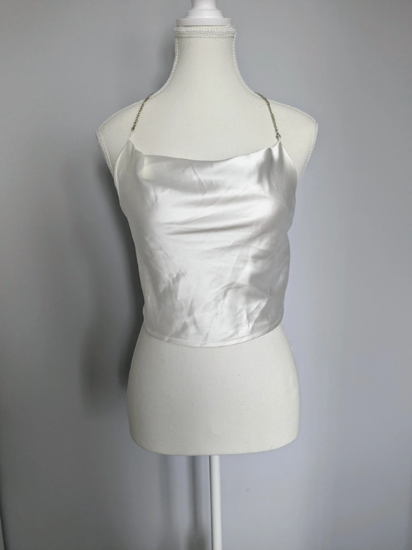 Silky Halter Top - Size M