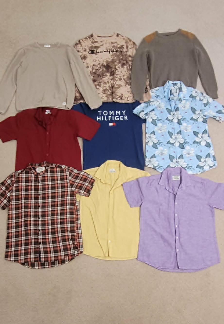 Men’s Clothing Bundle (10 pcs, M/L) – Shirts & Sweaters