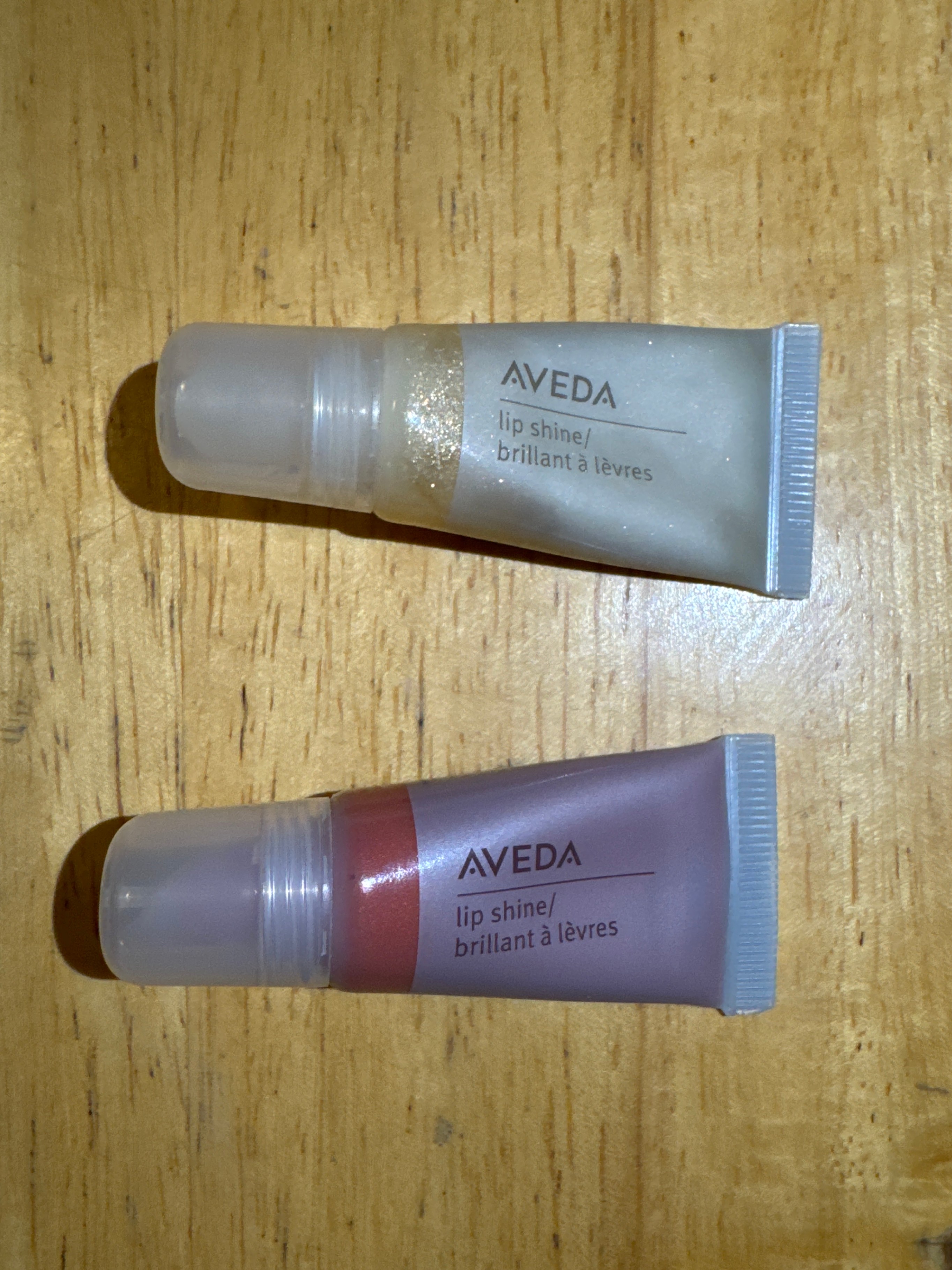 New Aveda Lip Shine - Golden Prism & Pomelo