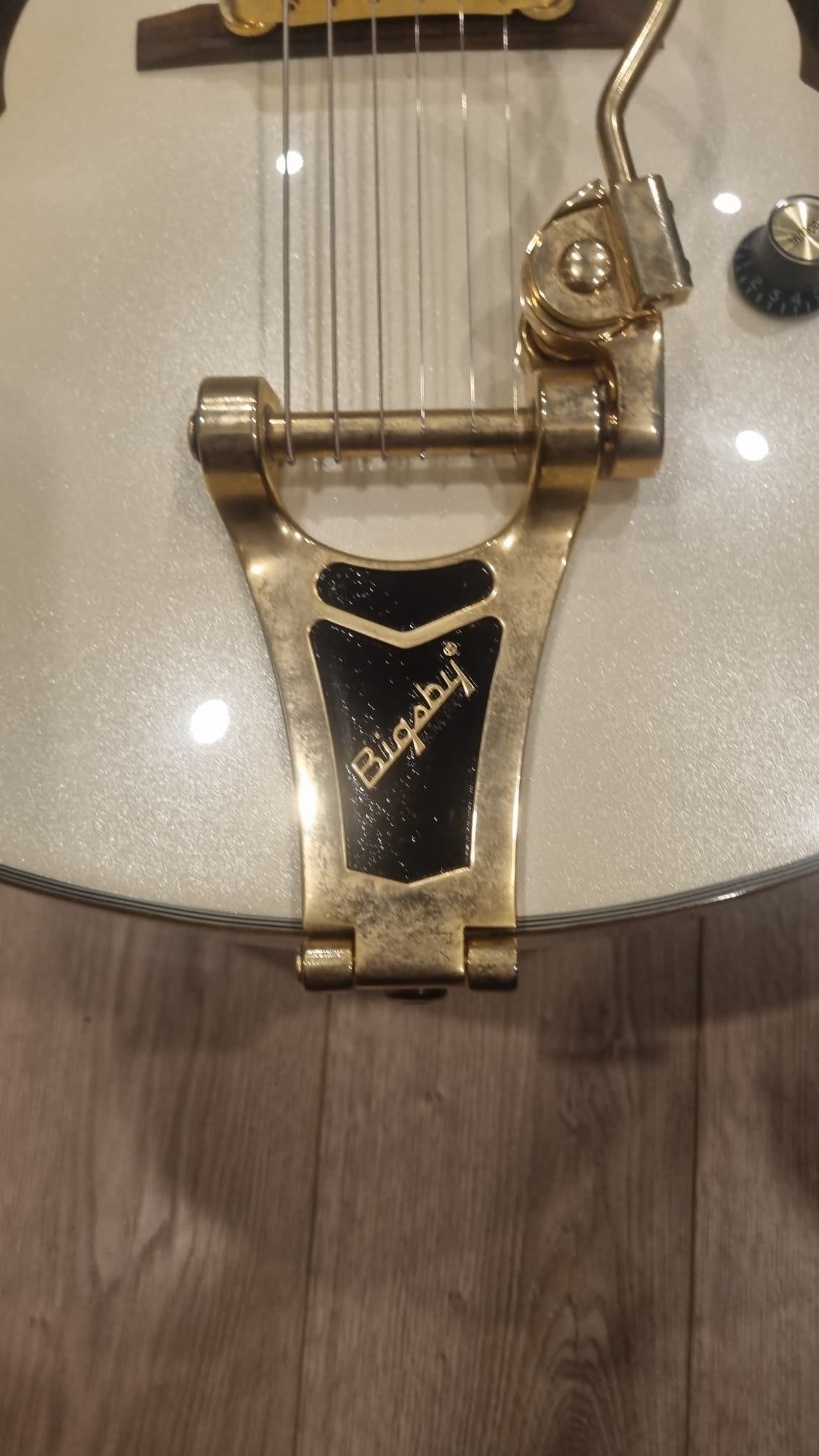 Epiphone Emperor Swingster Royale (2015) Pearl white - photo 5