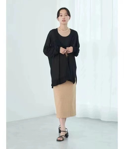 Earth Music&Ecology Orange Midi Skirt - Size F - photo 4