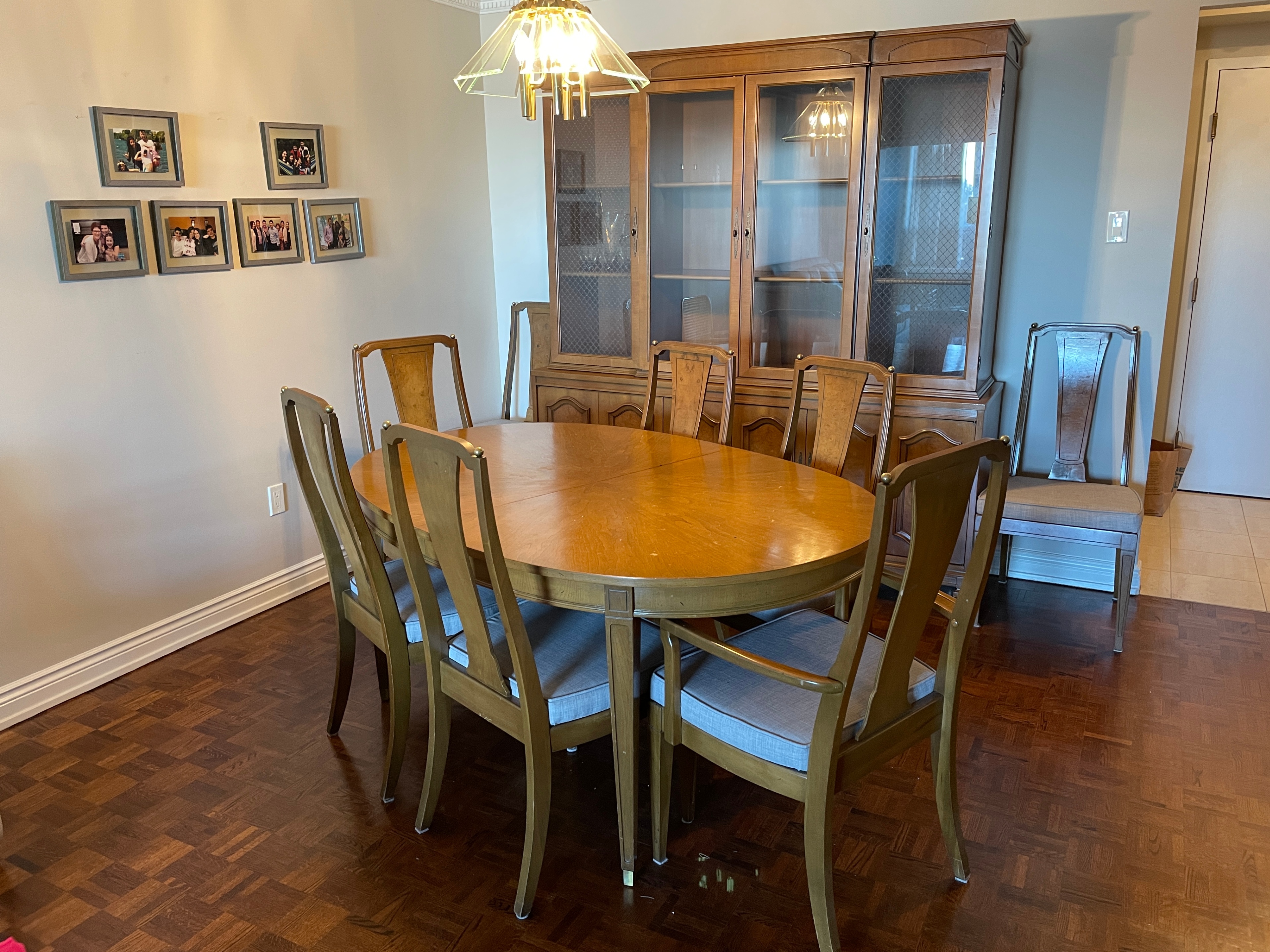 Complete Solid Wood Dining Room Set