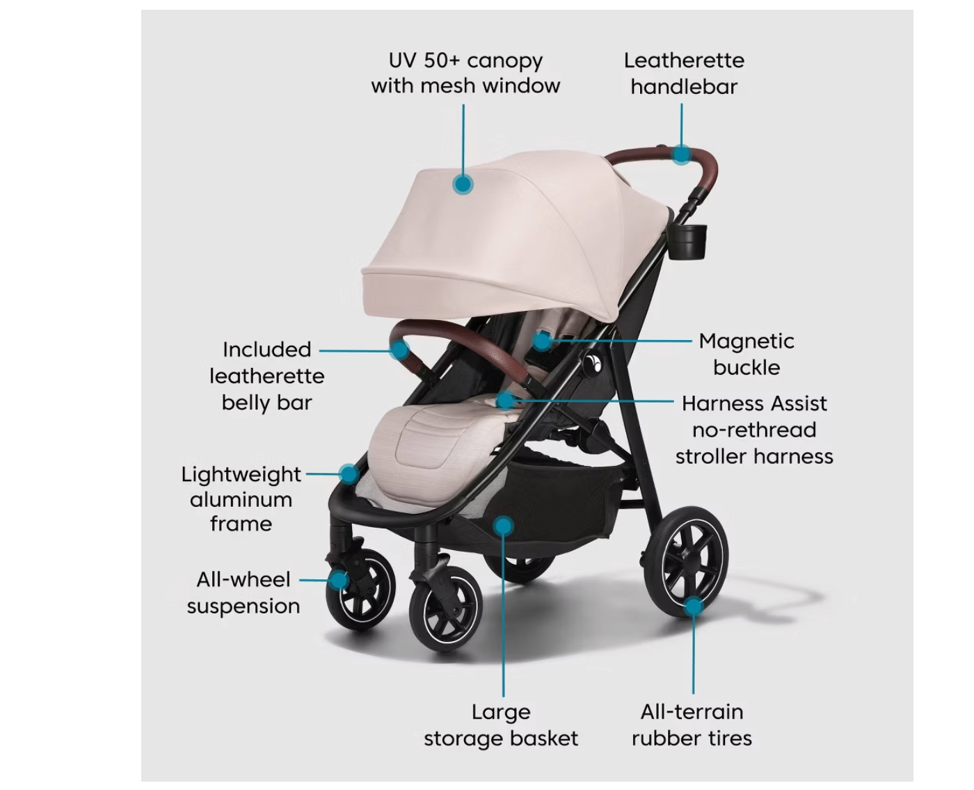 Baby Jogger City Mini Air Frosted Ivory - photo 5