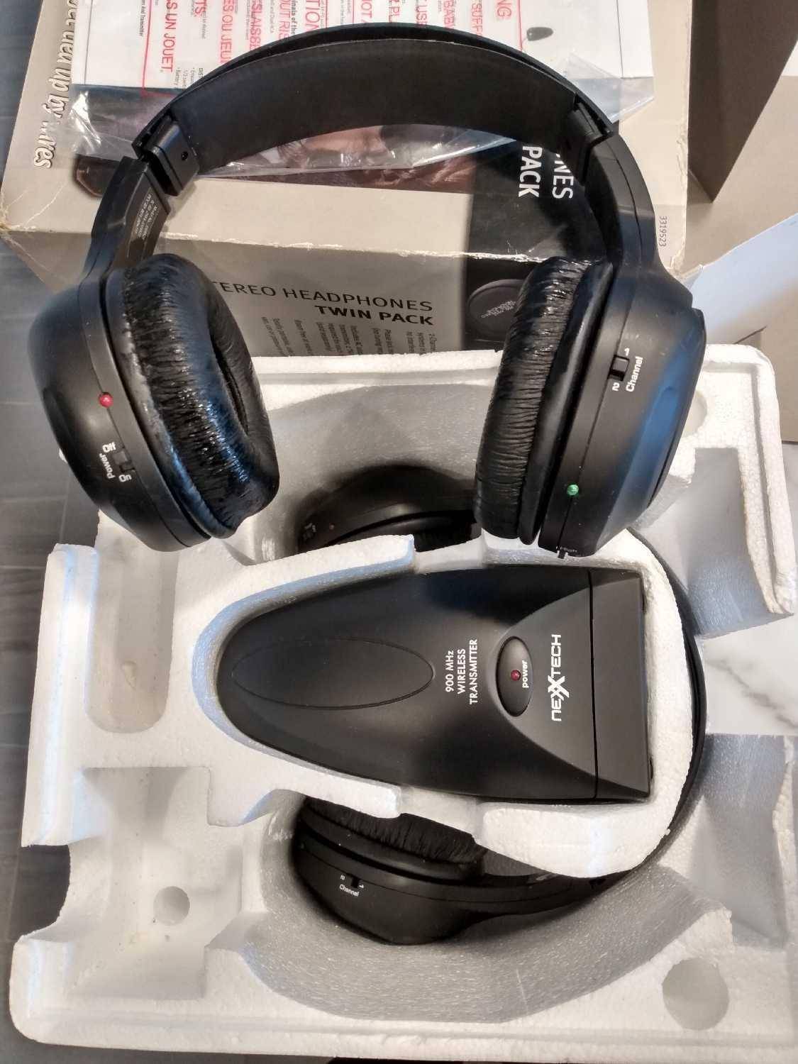 Nexxtech 900 MHz Stereo Headphones Twin Pack - photo 3