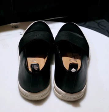 CALVIN KLEIN Black Slip-Ons