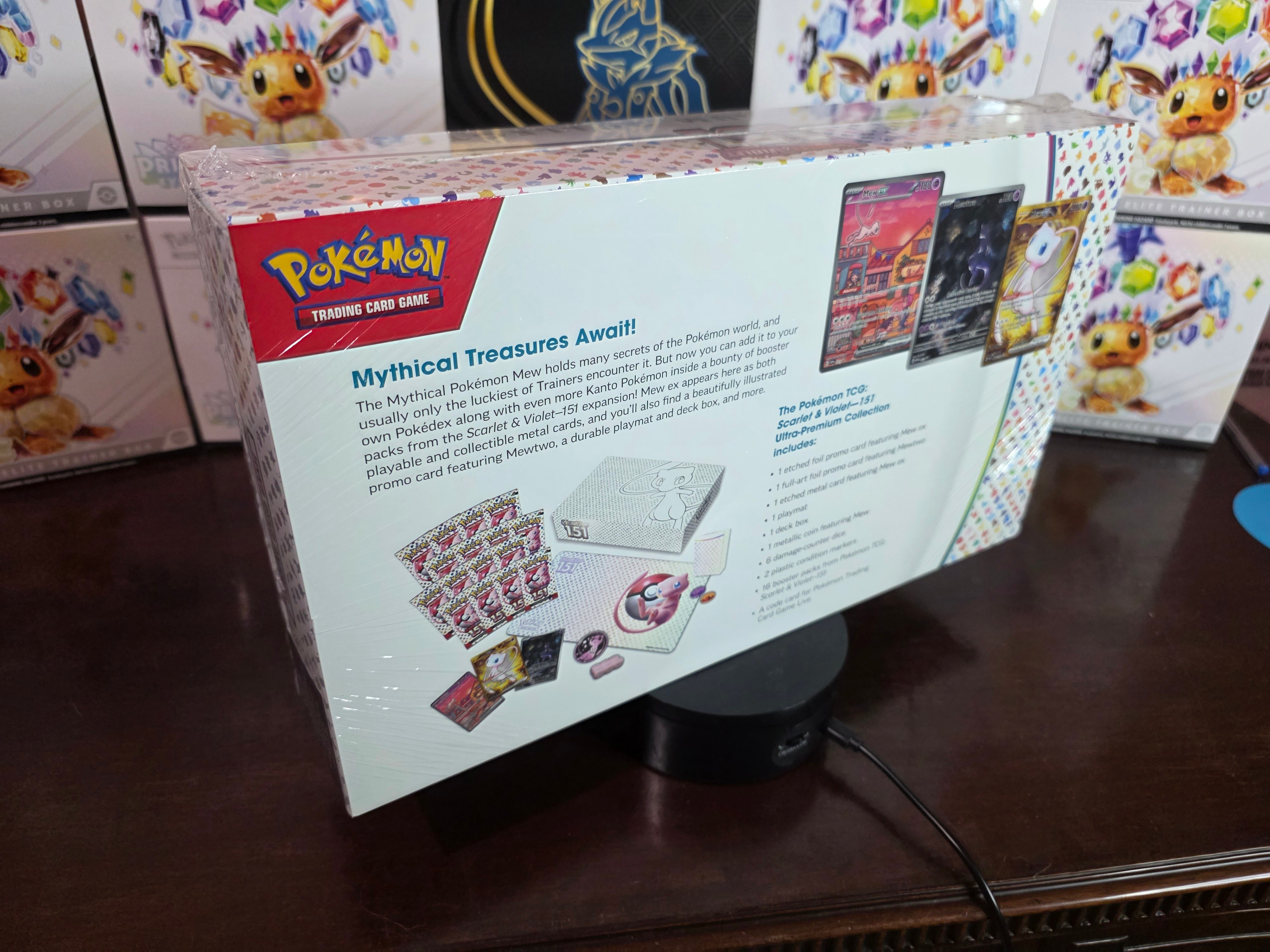 Pokémon 151 UPC (BNIB) + Acrylic Case - photo 3