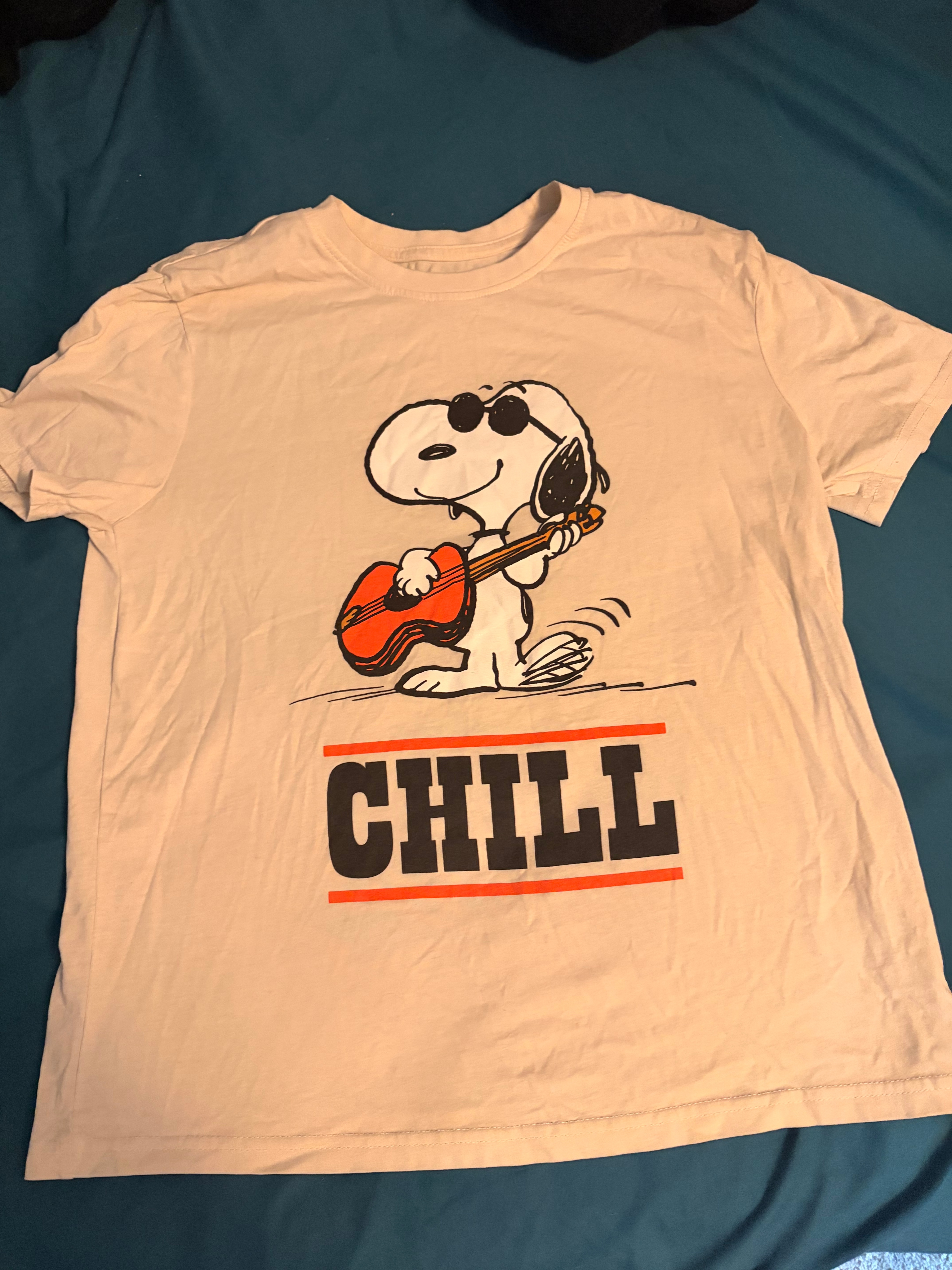 Peanuts Snoopy Chill Graphic Tee - size M