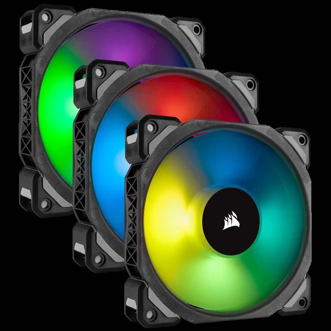 Corsair ML120 PRO RGB 120mm 3 Fans Kit - with Lighting Node PRO