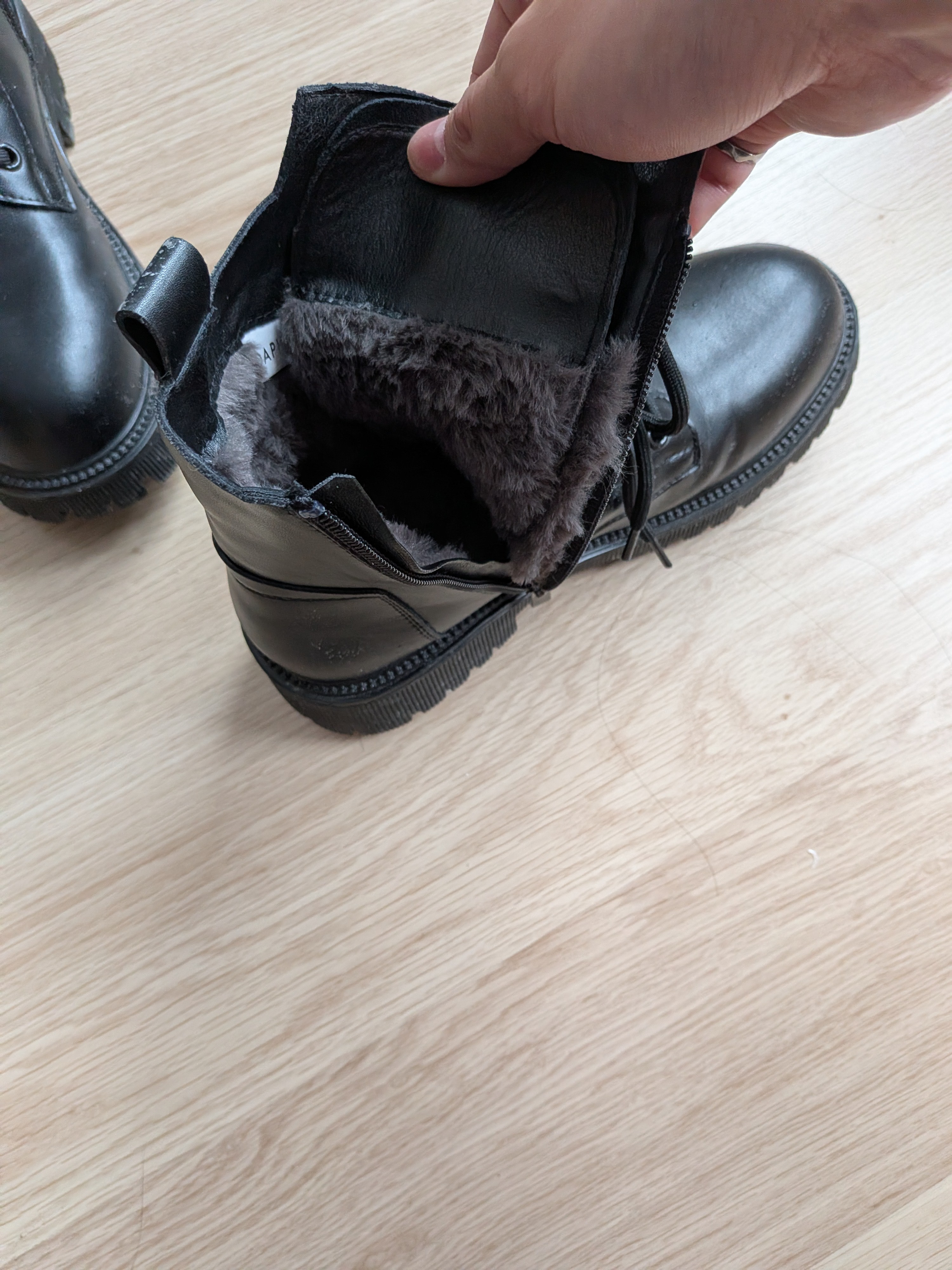 Black Boots with Side Zipper - photo 3