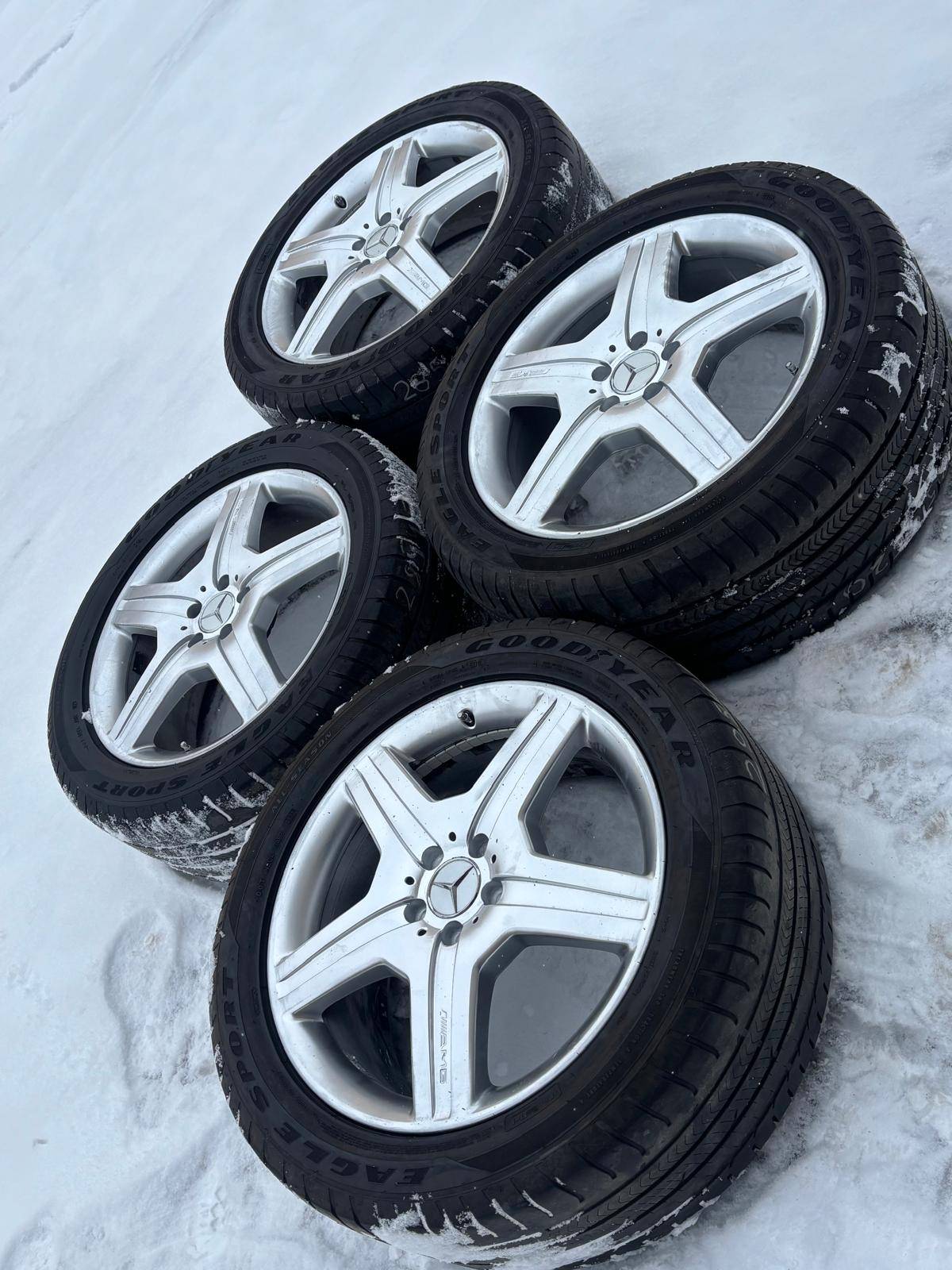 OEM 20"Mercedes AMG(5x112)+285/45/R20 Goodyear-ML/RL/GLE/GLK