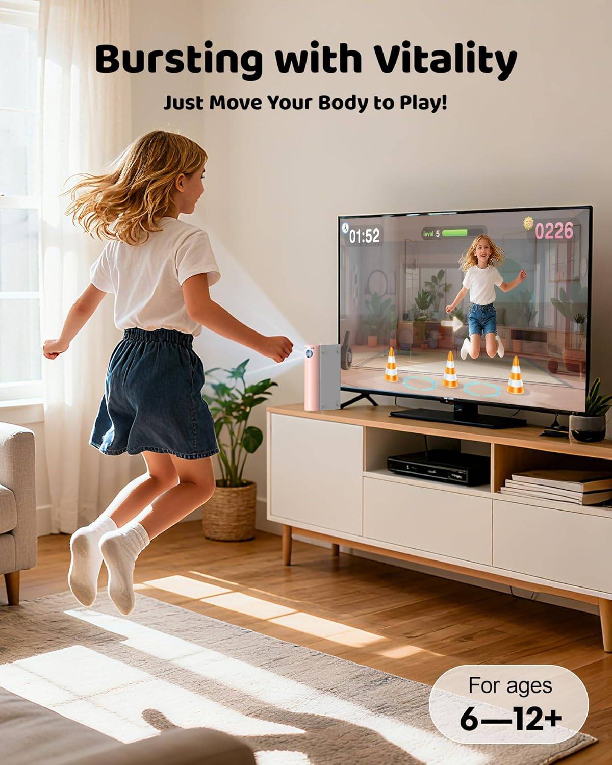 AR Motion Game Console Active Video System w/ 28 Built-in Games - photo 3