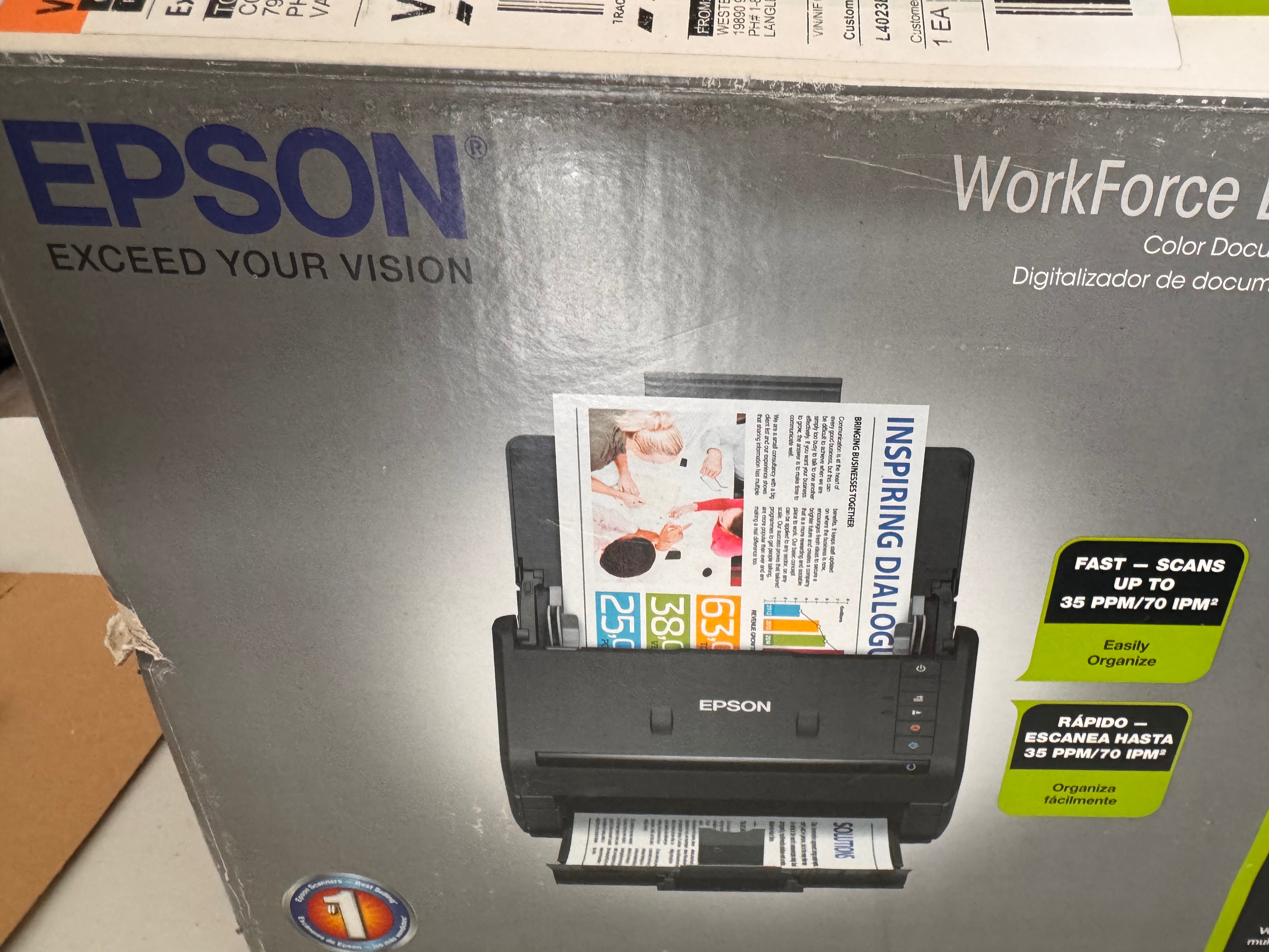 Epson WorkForce ES-400 Color Document Scanner - photo 2