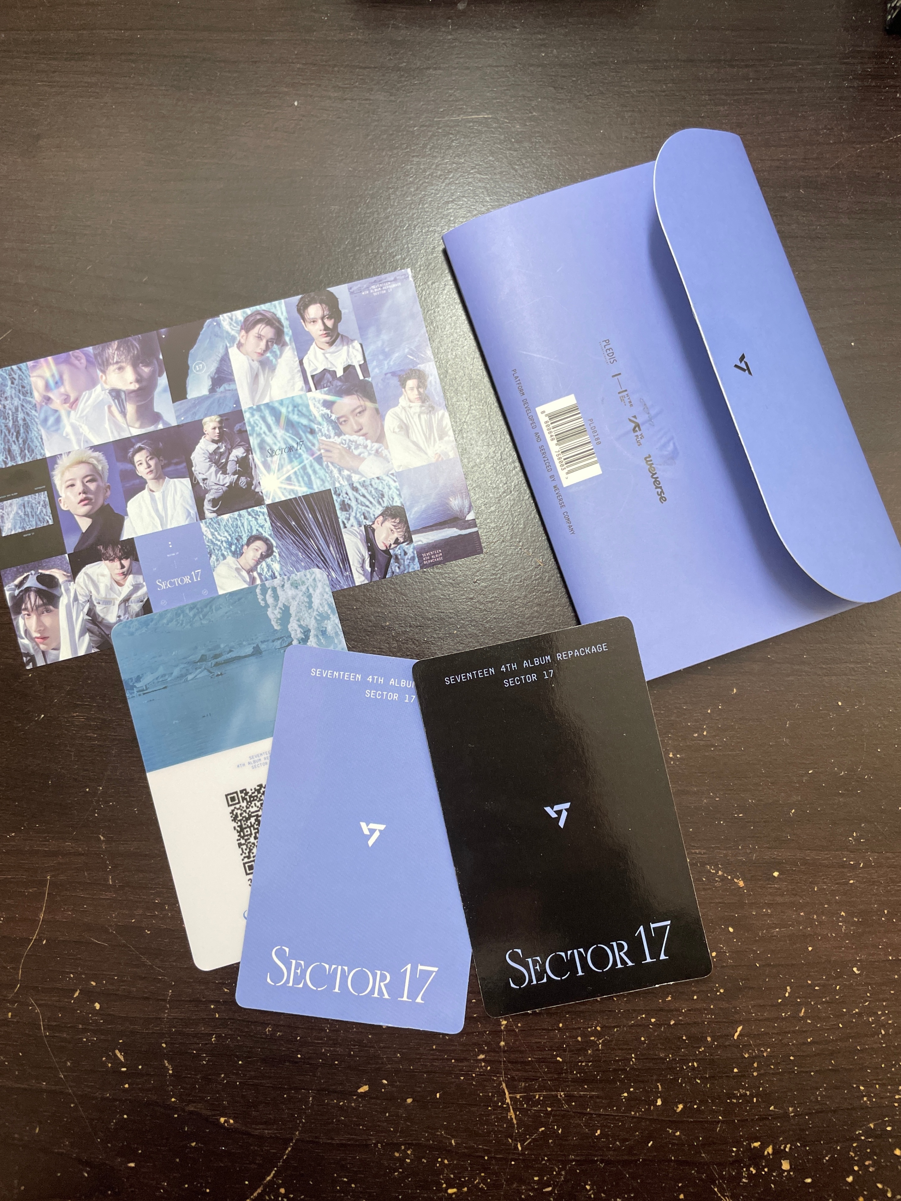 [WITH PCS] SEVENTEEN(SVT)- SECTOR 17 WEVERSE ALBUMS VER. Kpop - photo 2