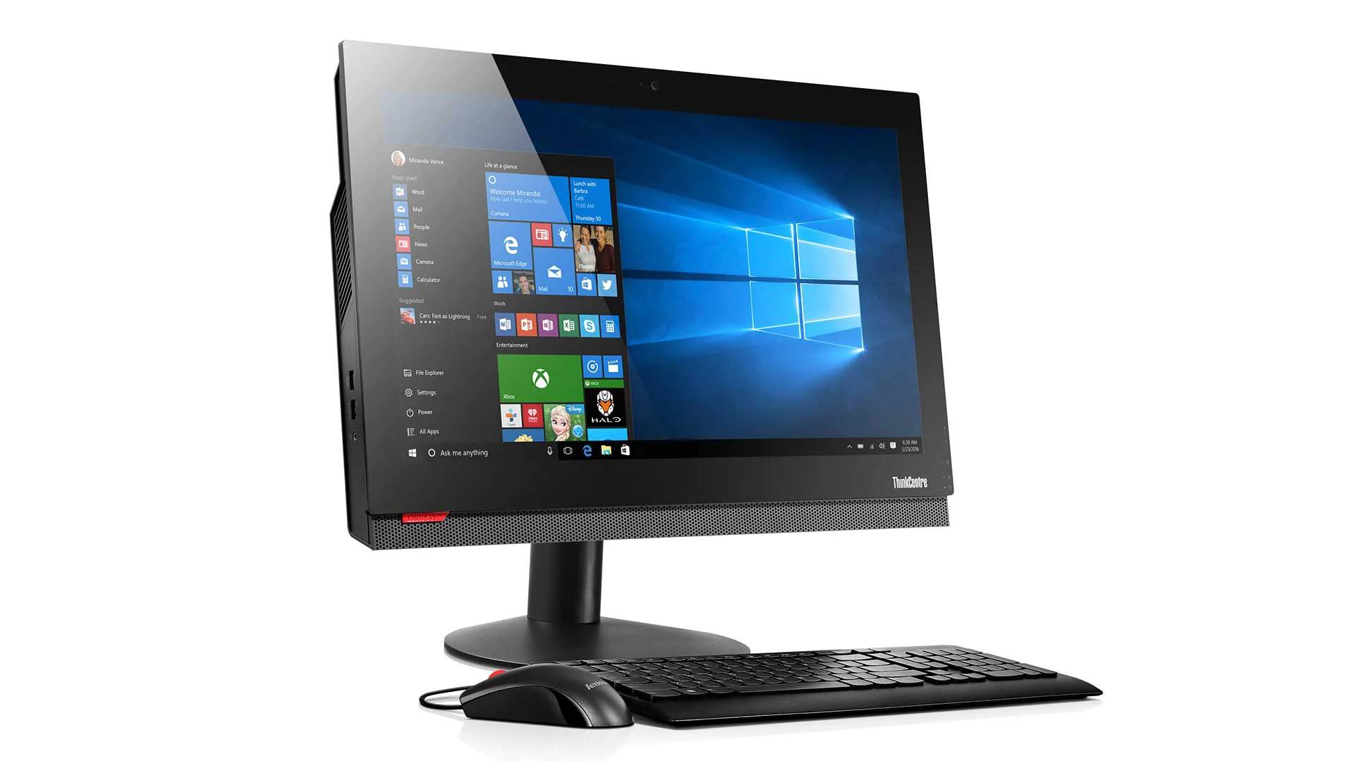 Lenovo M810 All-in-one computer (Intel i3/8/128/21.5") Complete
