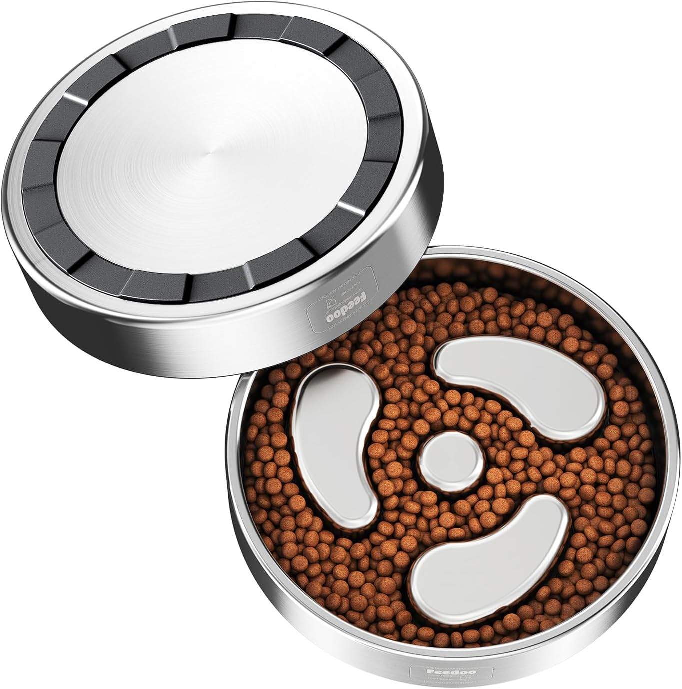 Slow Feeder Dog Bowl – 1 to 1.5 Cup Capacity for Small Dogs