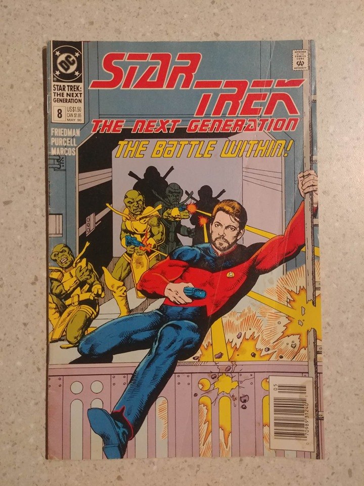 Star Trek: The Next Generation #8 (DC Comics May 1990) $5