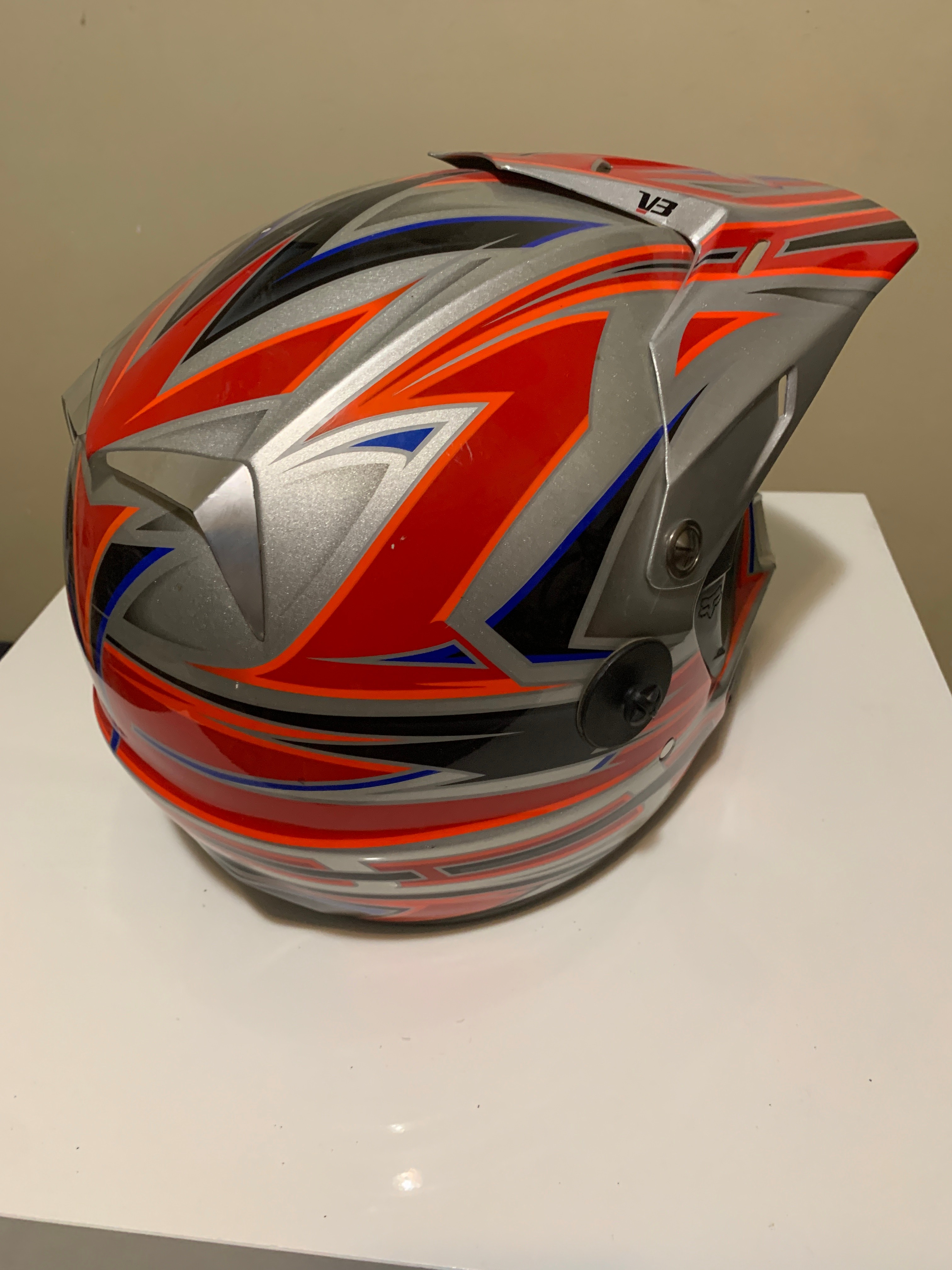 Fox Racing Helmet V3 Pilot Size Large M200 Snell approved helmet - photo 5