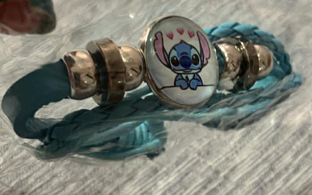 Disney Lilo & Stitch Cartoon Braided Rope Bracelet (New)