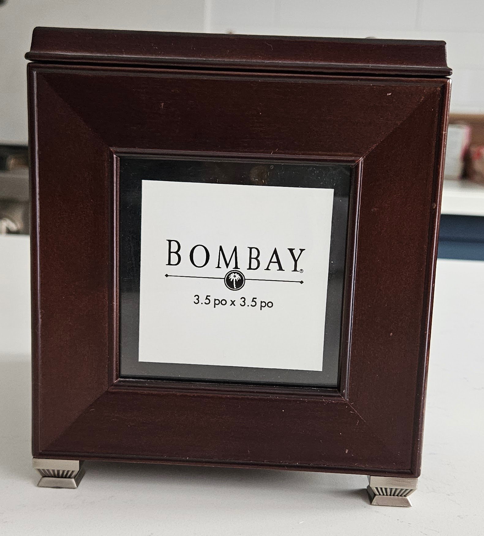 Bombay Company Mahogany Photo Storage Box - photo 3