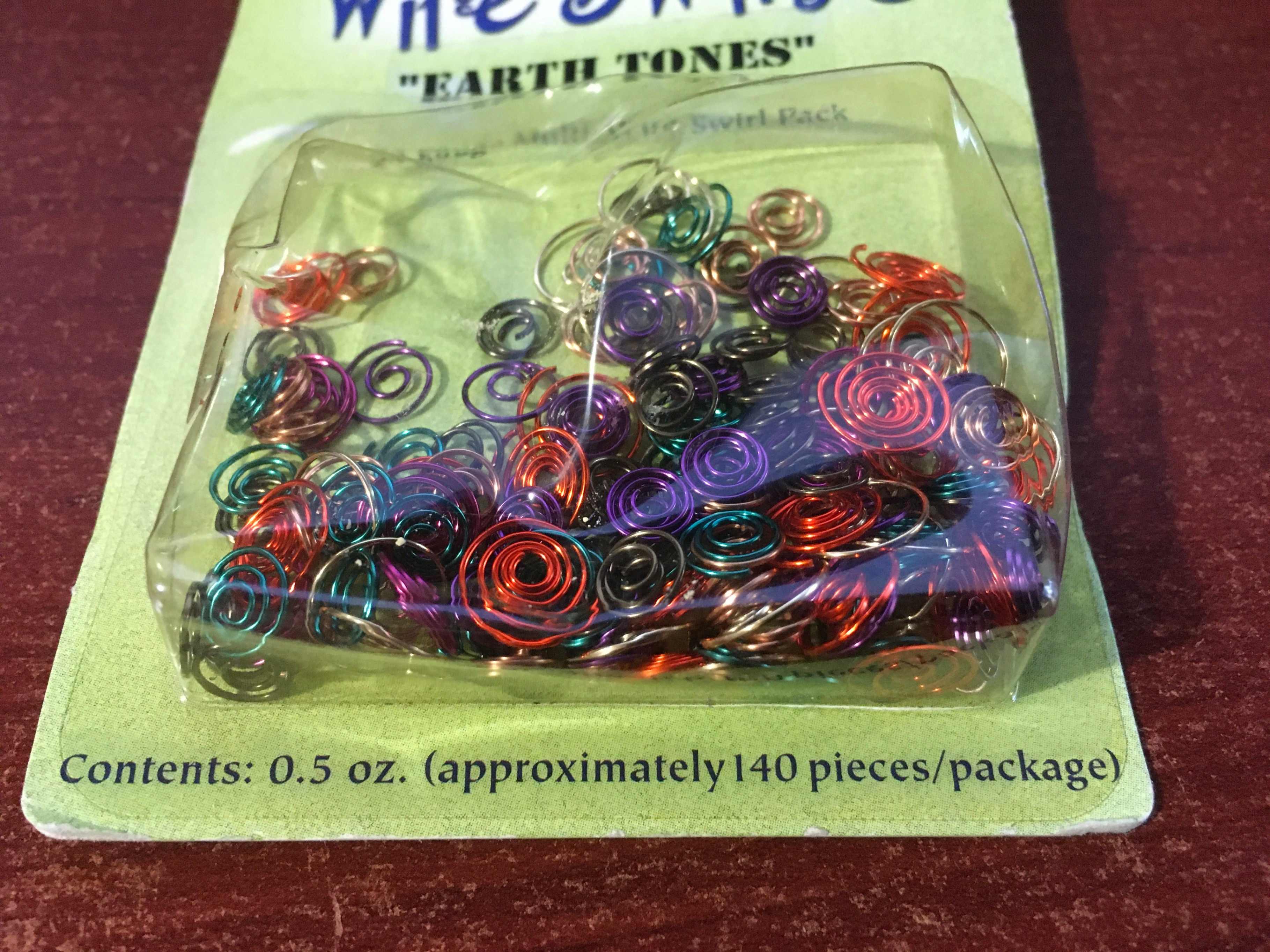 Artistic Wire Swirls - Earth Tones - photo 2