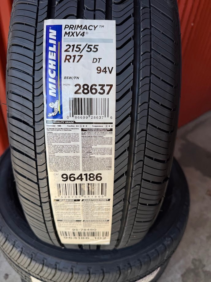 Michelin - Primacy MXV4 215/55R17 - Set of 4 - photo 4