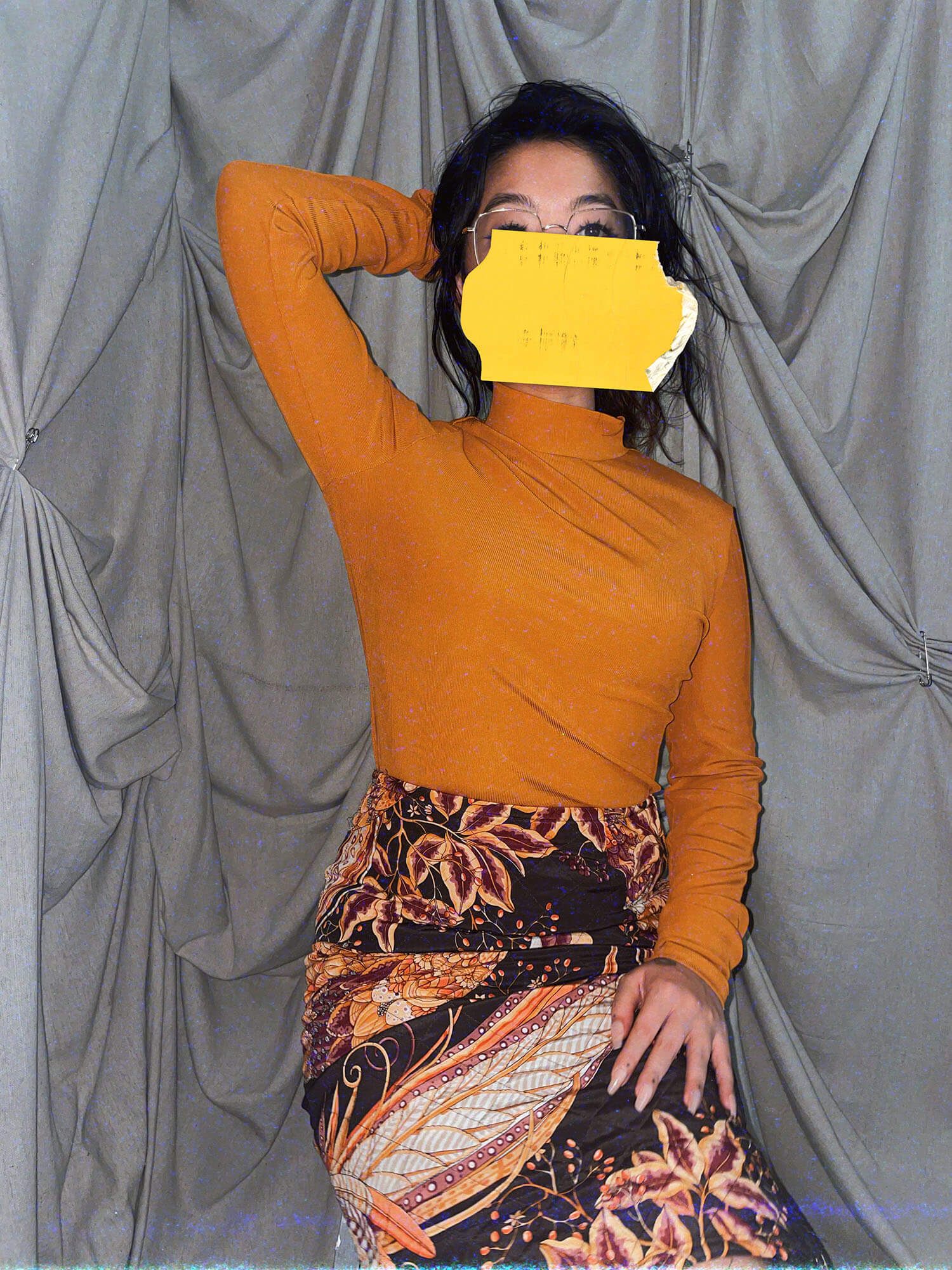 orange turtleneck long sleeve shirt - photo 2
