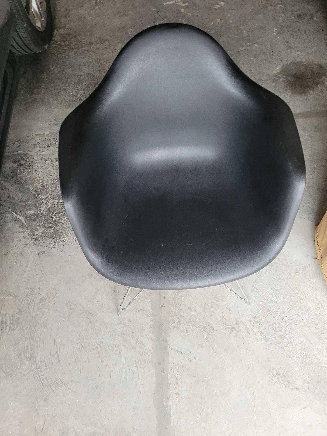 Eames Style Black Shell Chair