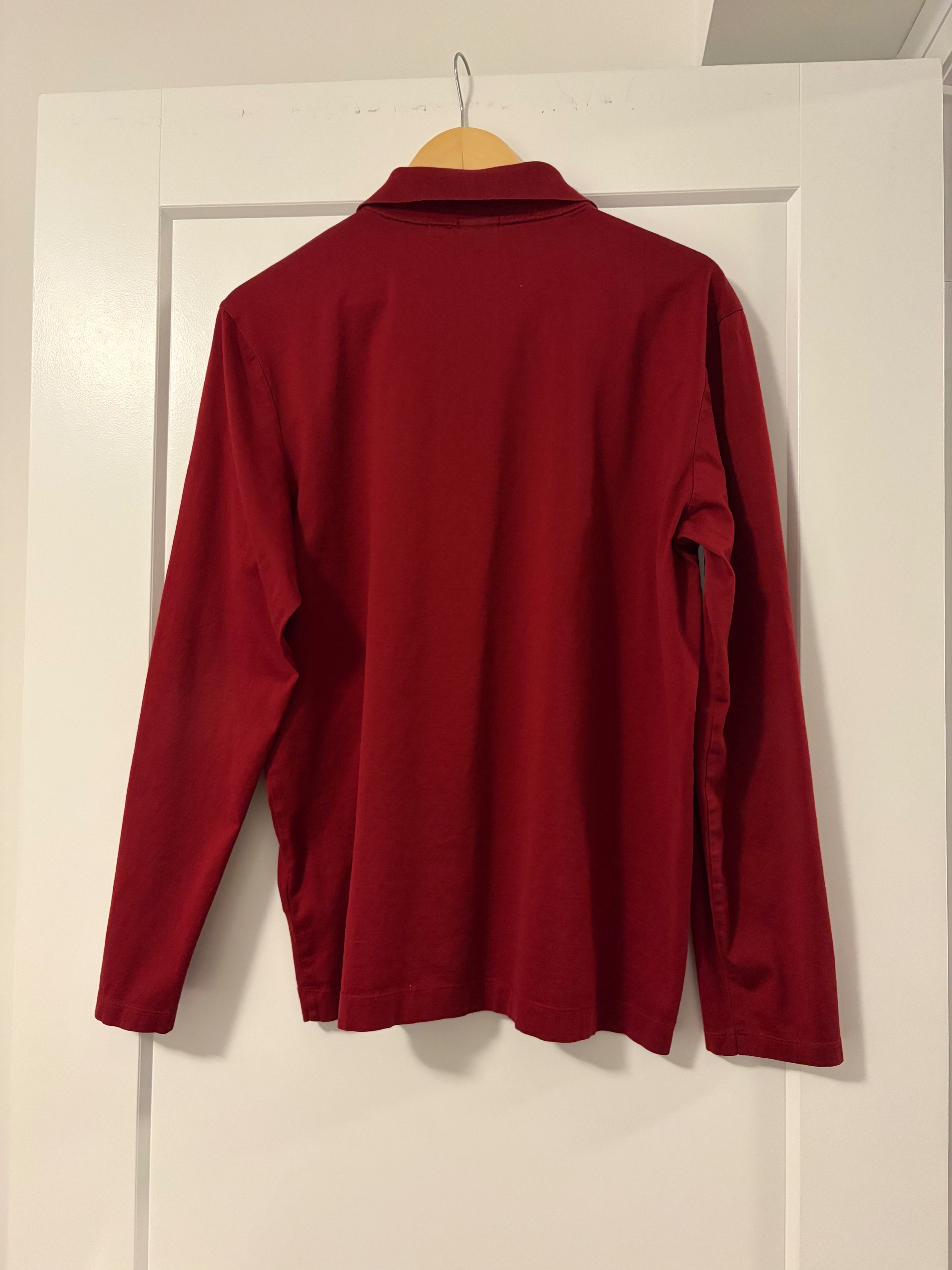 Boss Dark Red & Gray Polo Shirt – Size XXL - photo 2